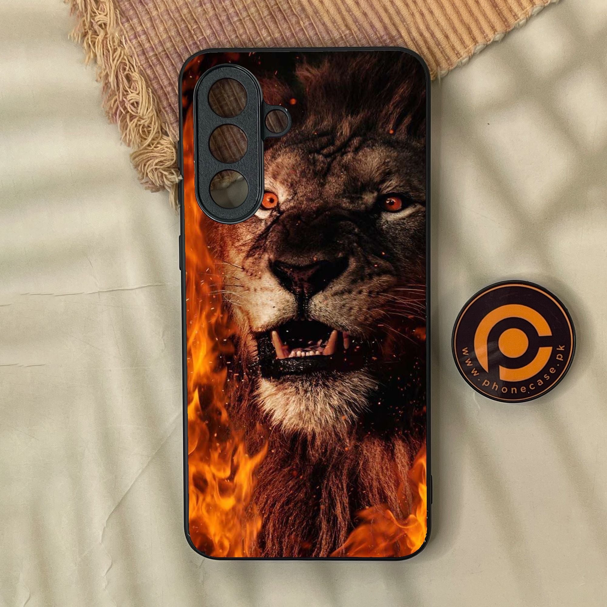 Samsung Galaxy A37 - Tiger Design 2 - Premium Metal Printed Soft Bumper Shock Proof Case