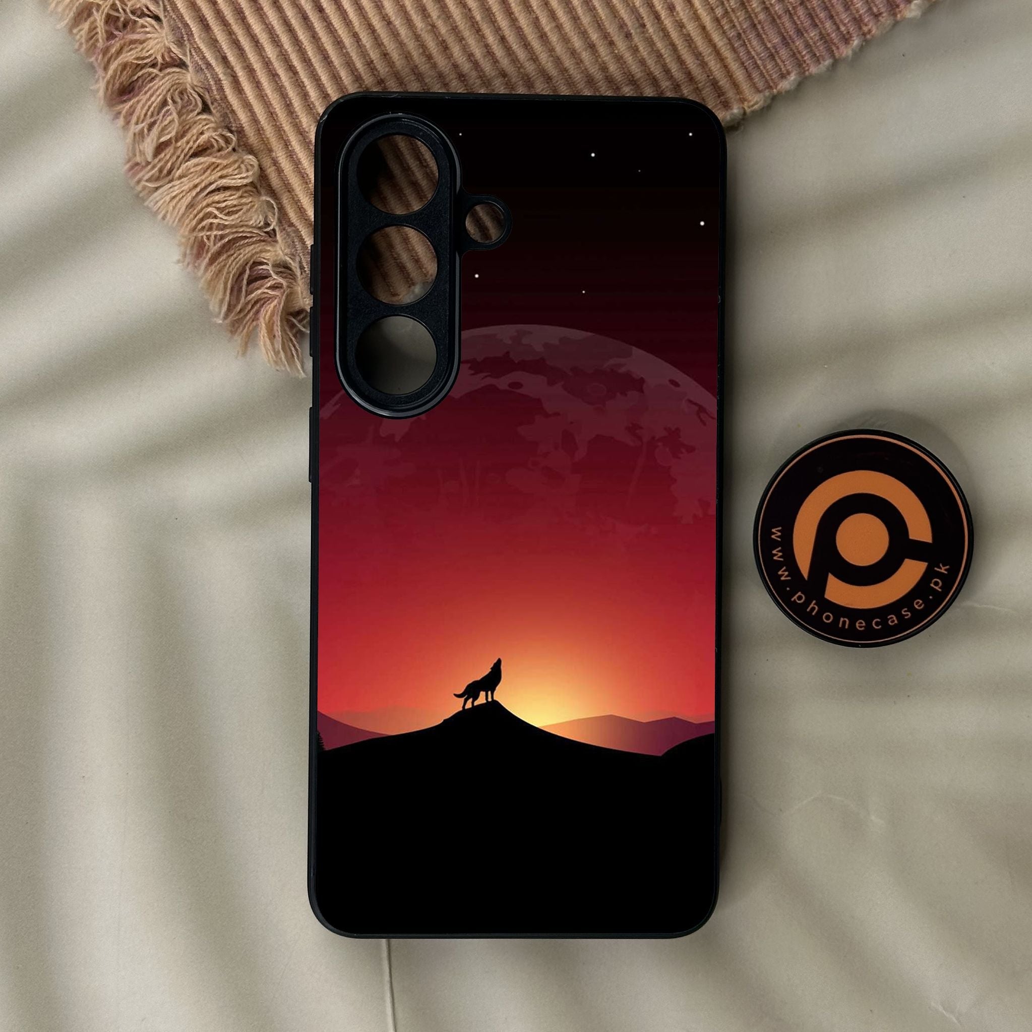 Galaxy S26 - Wolf Design 4 - Premium Metal Printed Soft Bumper Shock Proof Case