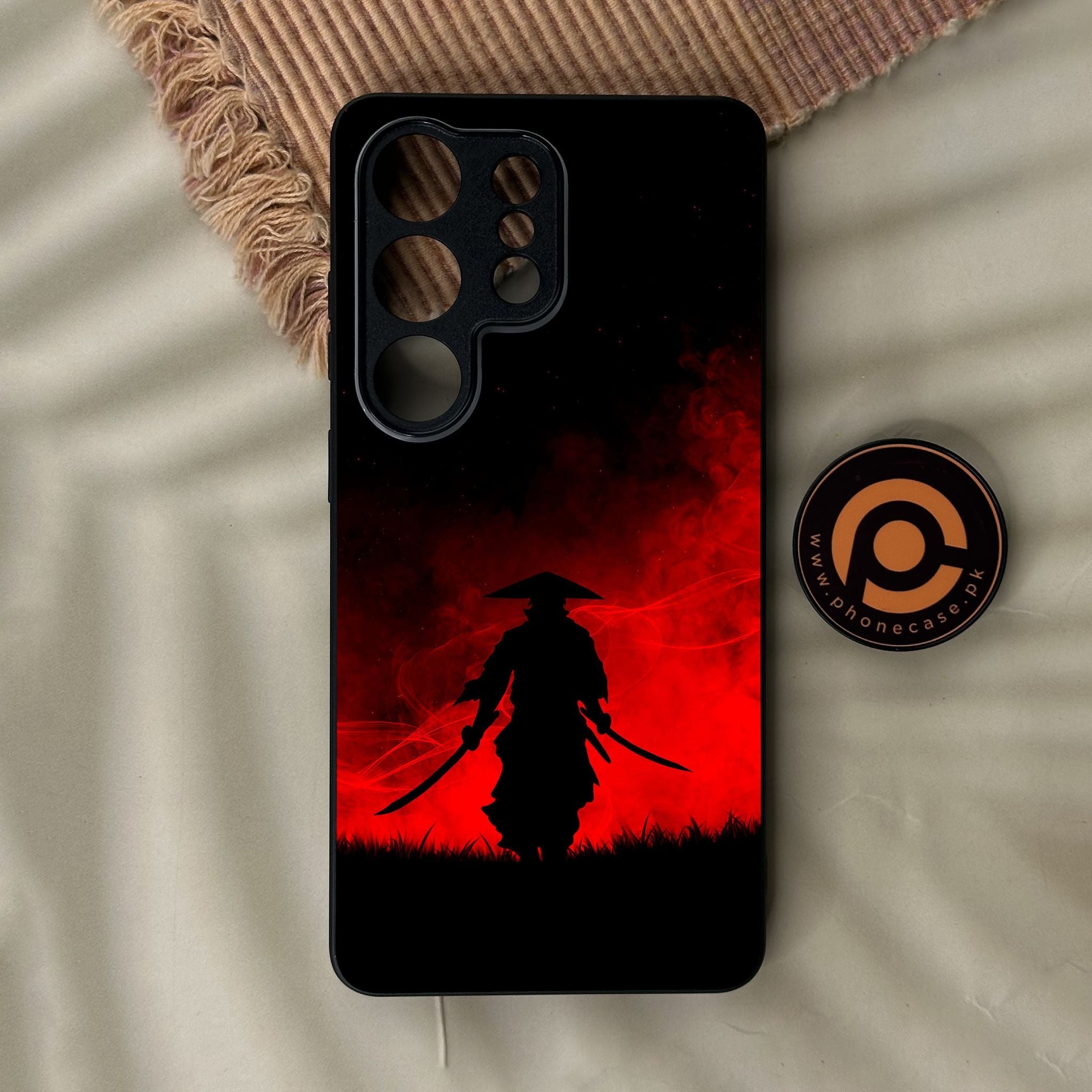 Galaxy S26 Ultra - Ninja Design 1 - Premium Metal Printed Soft Bumper Shock Proof Case