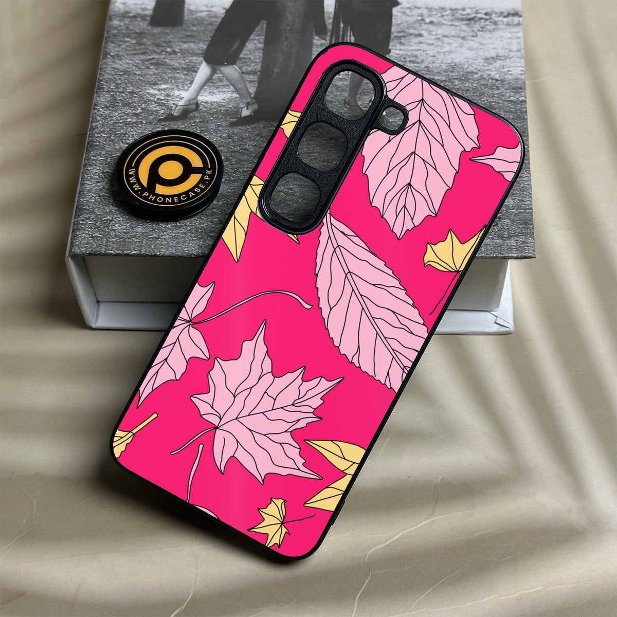 Infinix Hot 70 Pro - Floral Series Design 6 - Premium Metal Printed Soft Bumper Shock Proof Case