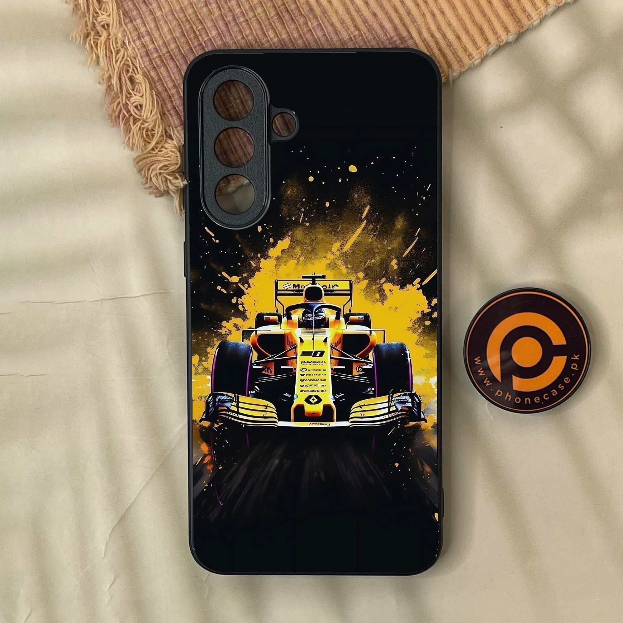 Samsung Galaxy A57 - Formula 1 Design 5 - Premium Metal Printed Soft Bumper Shock Proof Case
