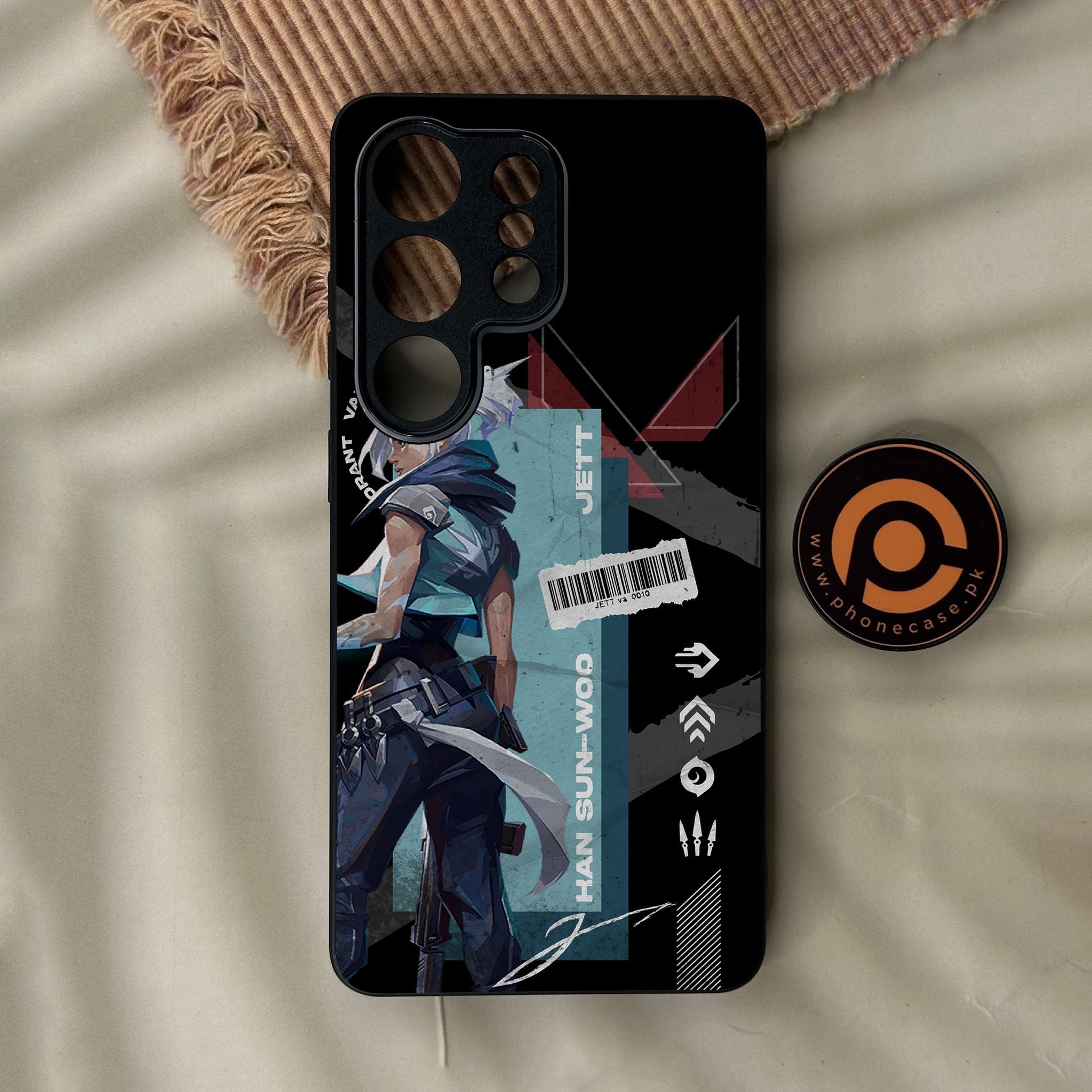 Galaxy S26 Ultra - Battle-Ready Design 4 - Premium Metal Printed Soft Bumper Shock Proof Case