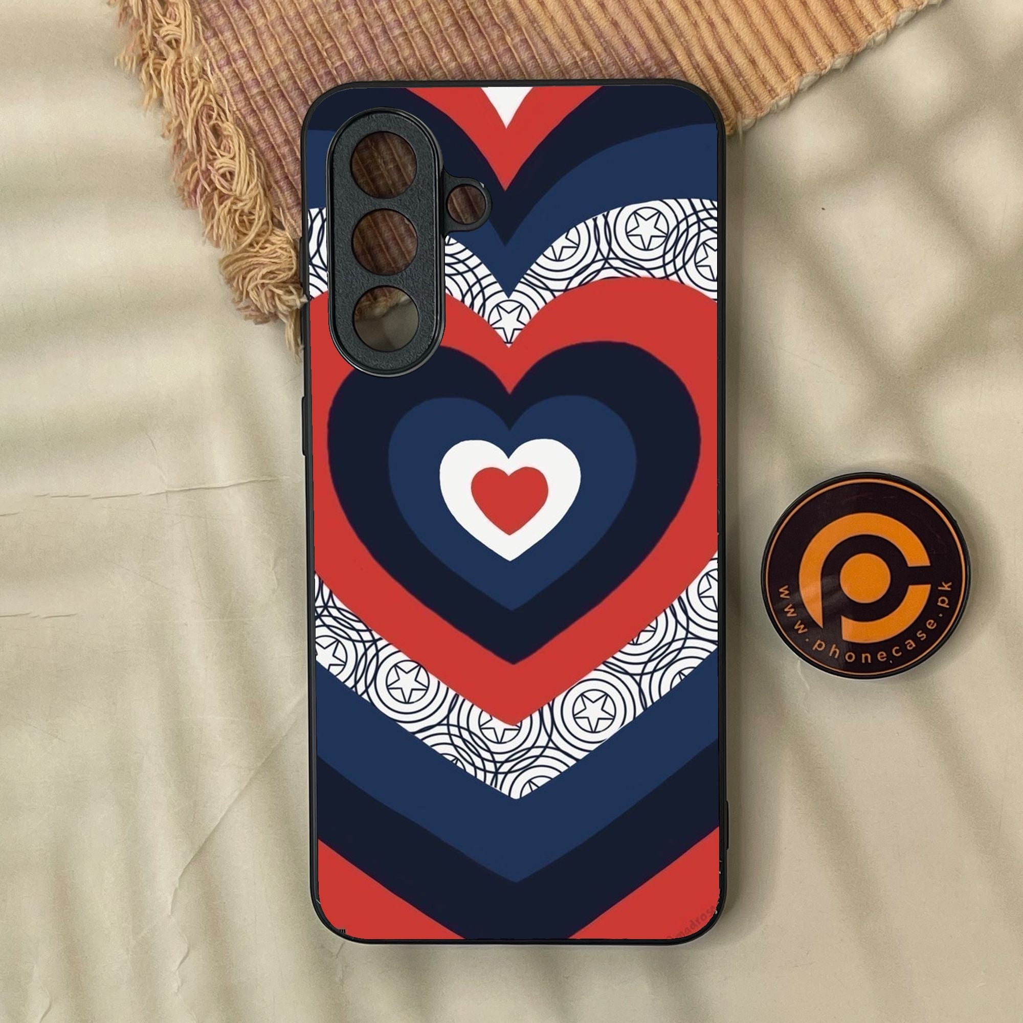 Samsung Galaxy A37 - Heart 2.0 Design 3 - Premium Metal Printed Soft Bumper Shock Proof Case