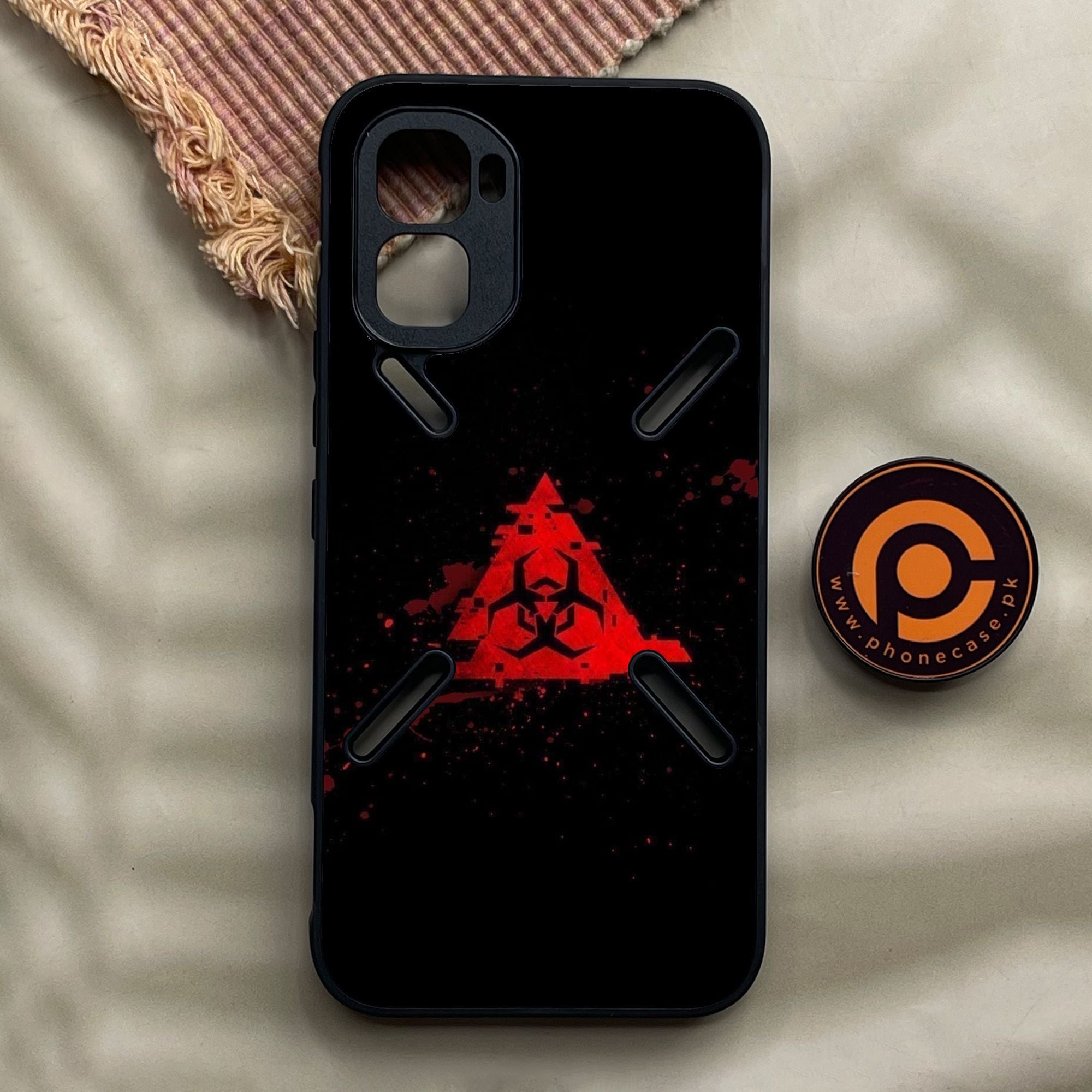 Infinix GT 50 Pro - Biohazard Design 4 - Premium Metal Printed Soft Bumper Shock Proof Case