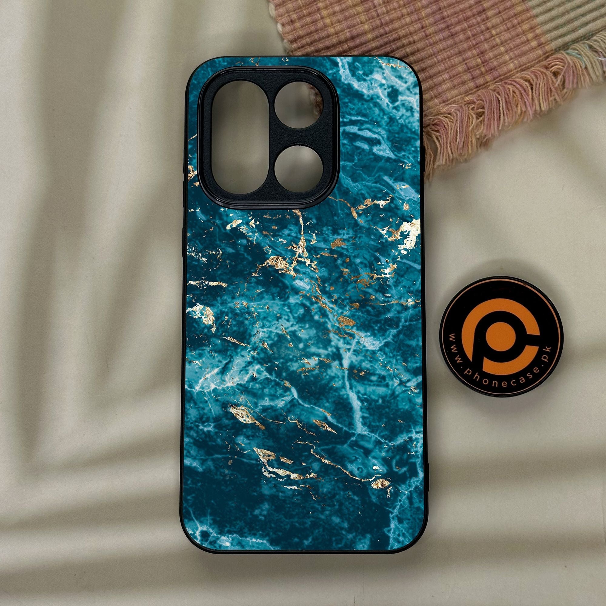OnePlus 15 - Blue 2.0 Design 8 - Premium Metal Printed Soft Bumper Shock Proof Case