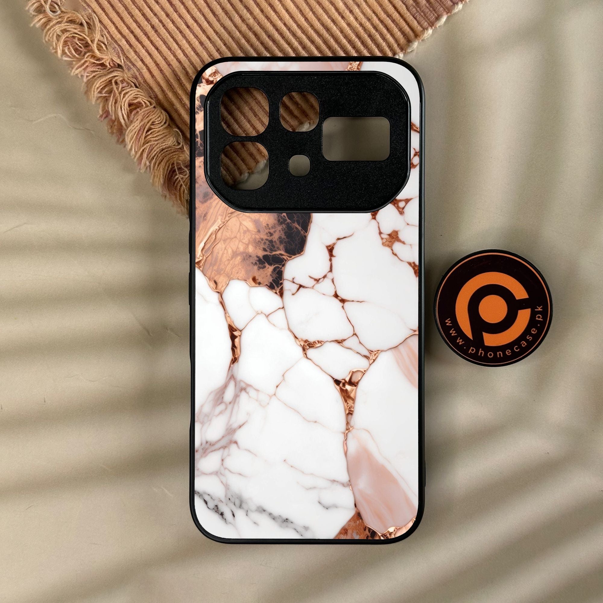 Infinix Note 60 - Liquid Marble Design 5 - Premium Metal Printed Soft Bumper Shock Proof Case