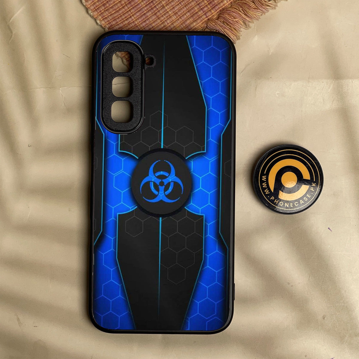 Infinix Hot 70 - Biohazard Design 1 - Premium Metal Printed Soft Bumper Shock Proof Case