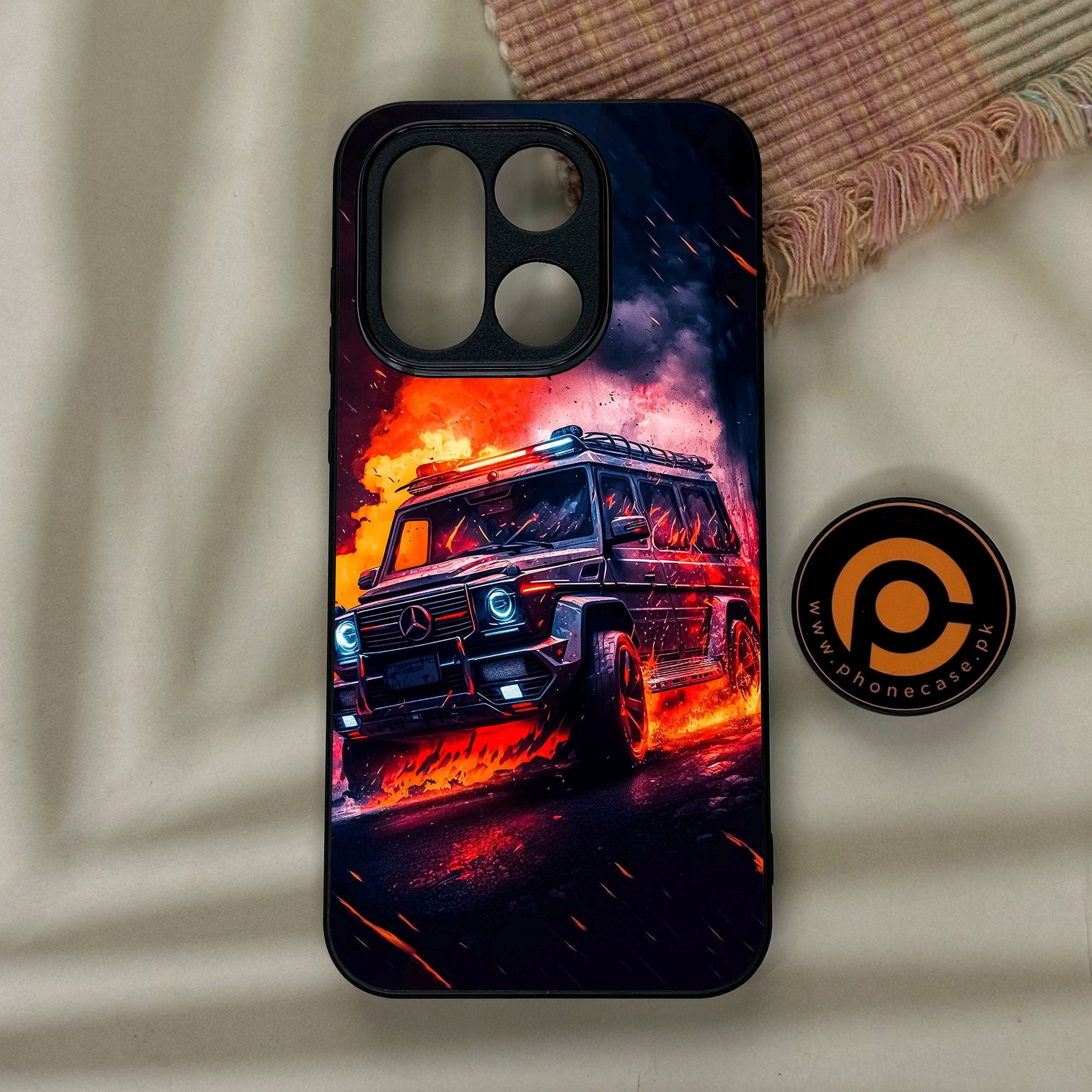 OnePlus 15 - Racing Design 2 - Premium Metal Printed Soft Bumper Shock Proof Case