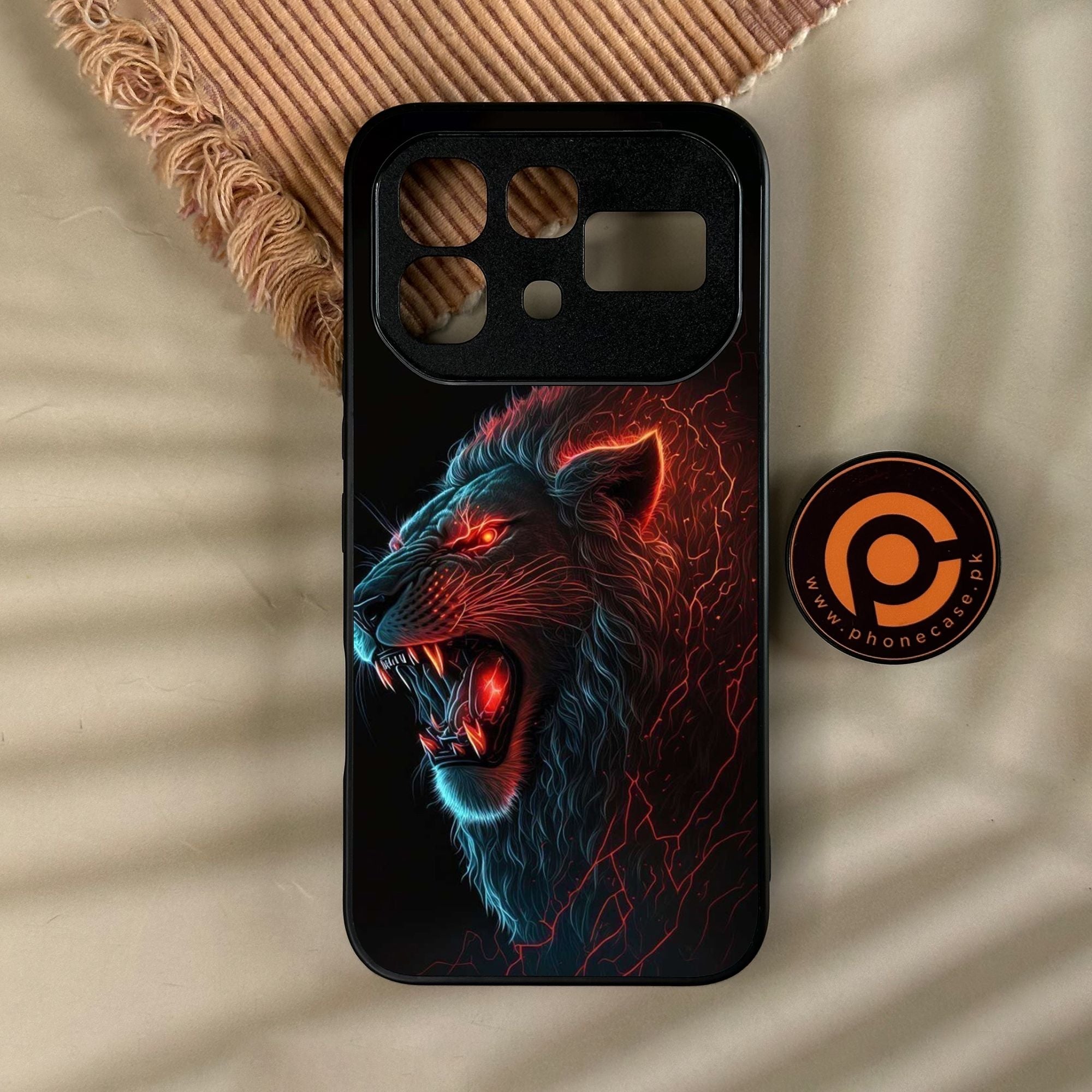 Infinix Note 60 - Tiger 2.0 Design 6 - Premium Metal Printed Soft Bumper Shock Proof Case