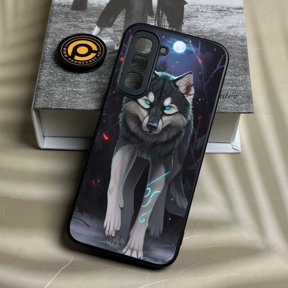 Infinix Hot 70 - Wolf Design 8 - Premium Metal Printed Soft Bumper Shock Proof Case
