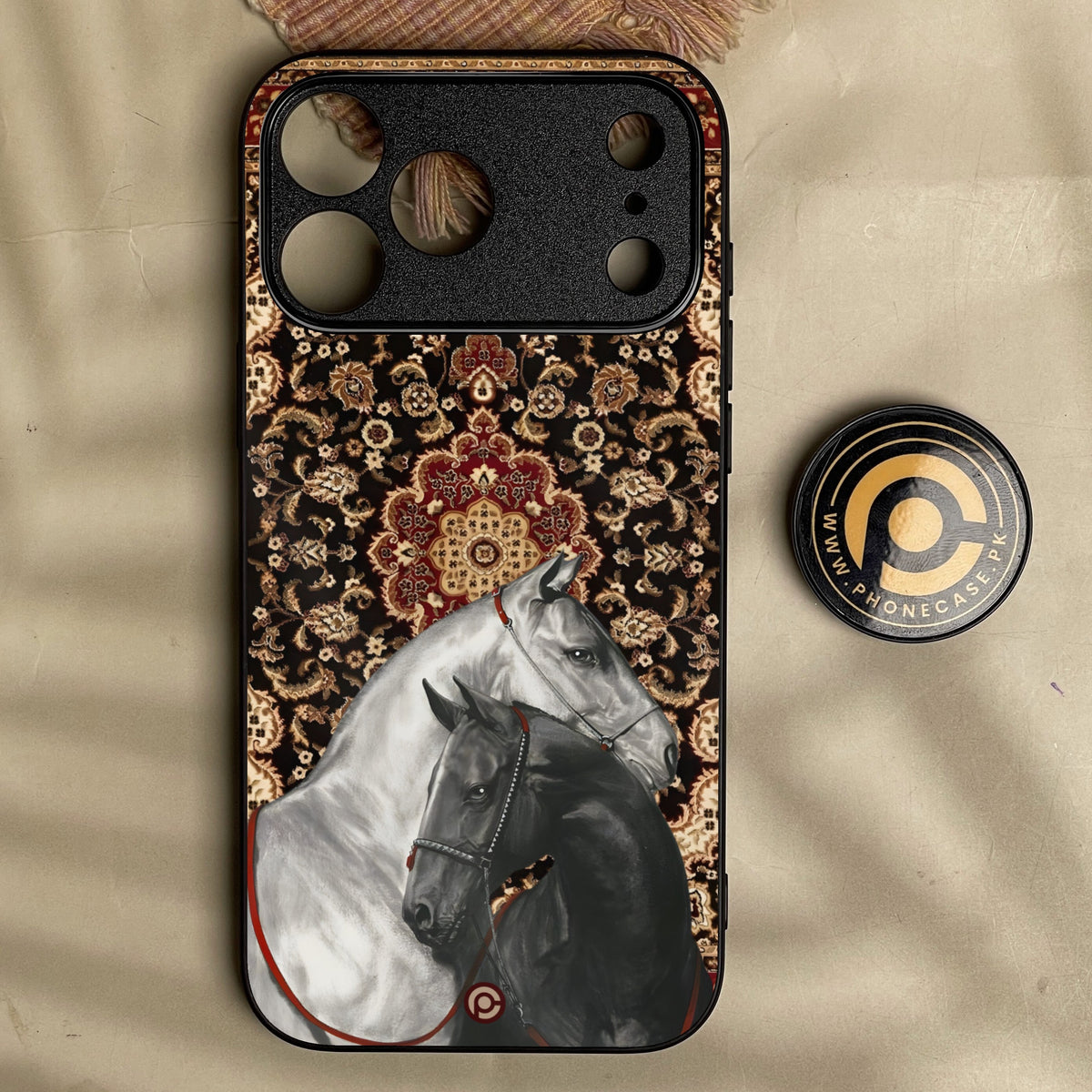 Iphone 18 Pro Max - Horse Heritage - Premium Metal Printed Soft Bumper Shock Proof Case