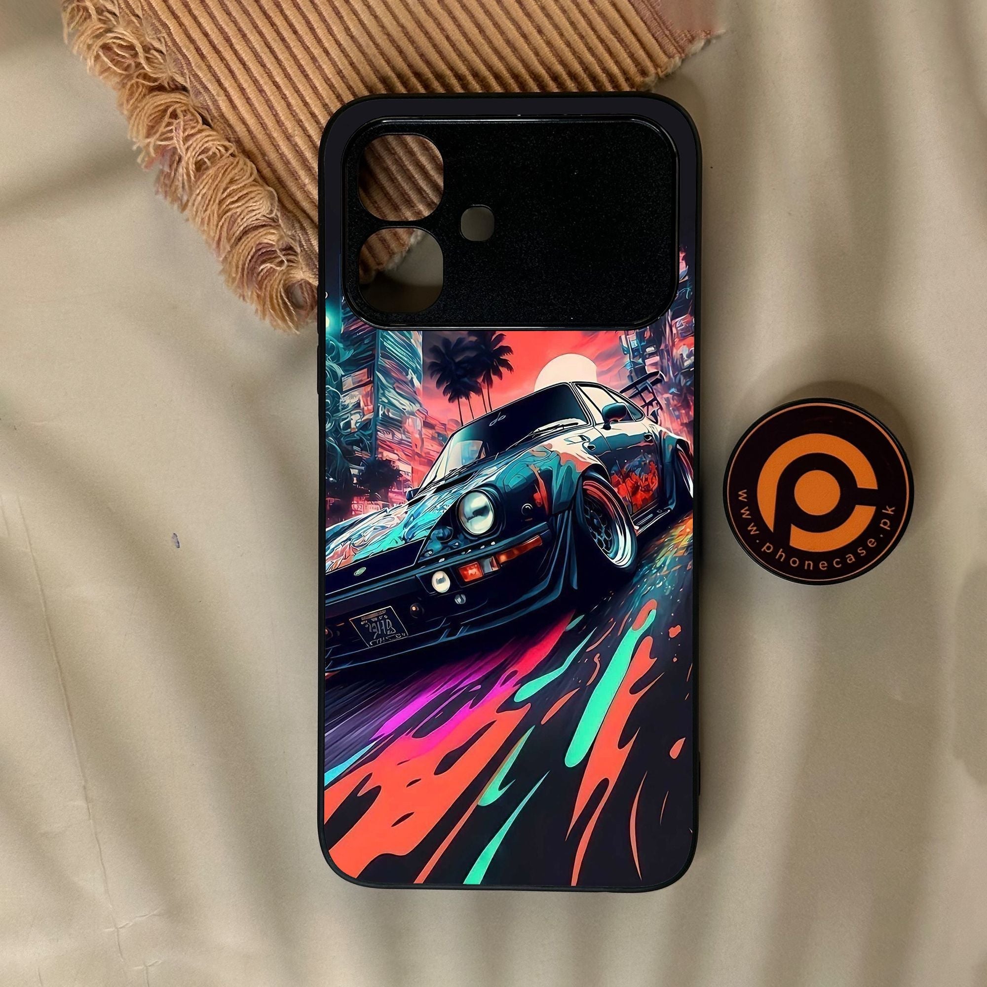 Infinix Smart 20 - Racing Series 2.0 Design 7 - Premium Metal Printed Soft Bumper Shock Proof Case