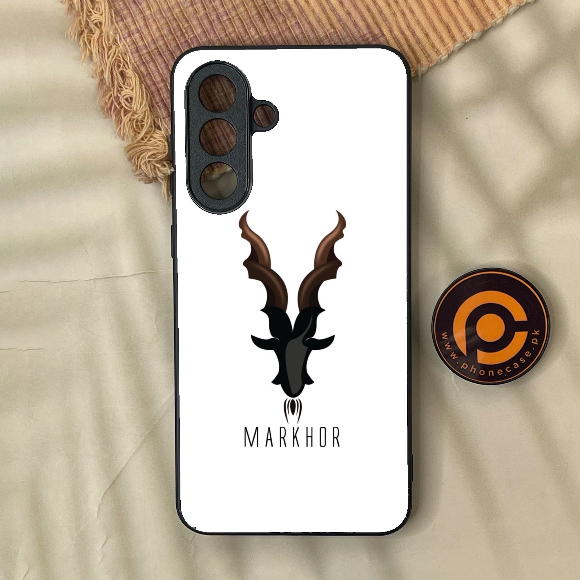 Samsung Galaxy A57 - Markhor Design 2 - Premium Metal Printed Soft Bumper Shock Proof Case