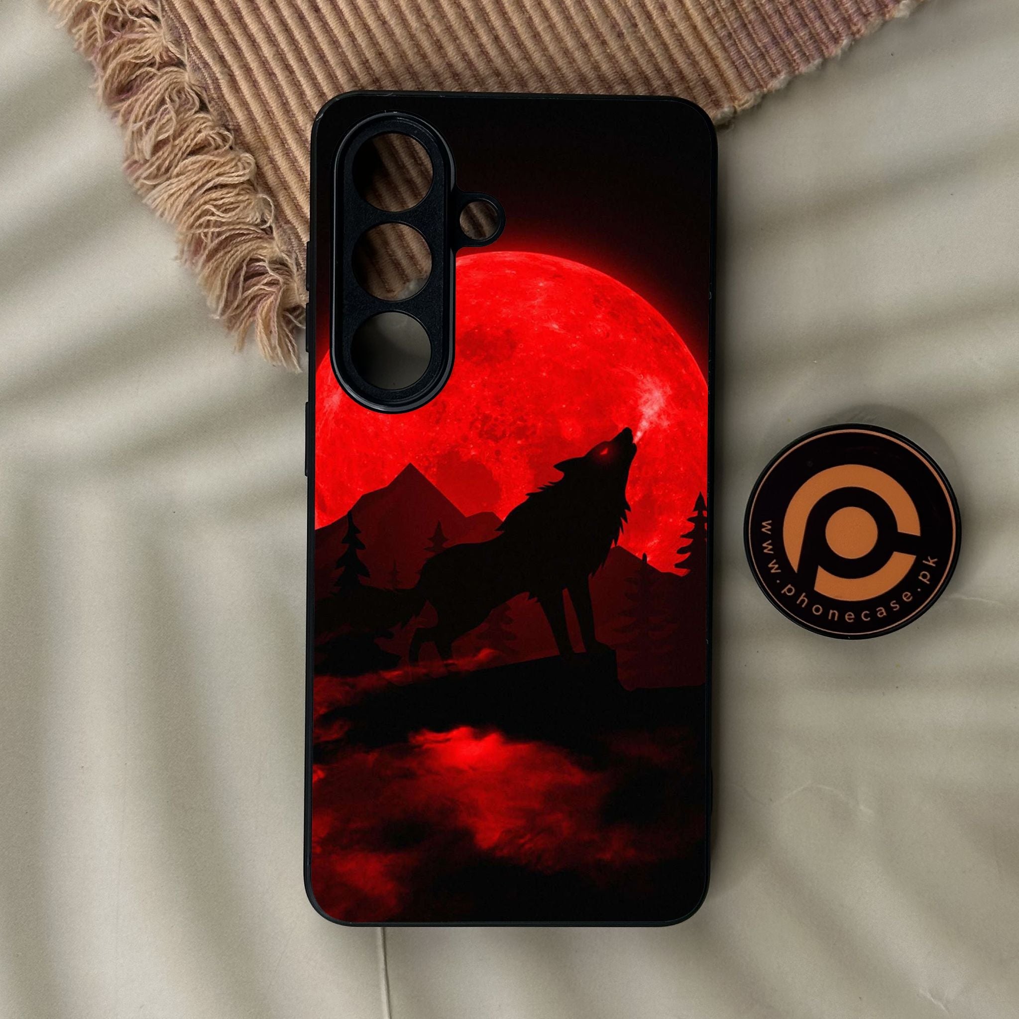 Galaxy S26 - Wolf Design 5 - Premium Metal Printed Soft Bumper Shock Proof Case