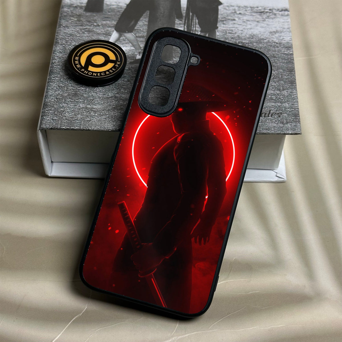 Infinix Hot 70 - Ninja Design 4 - Premium Metal Printed Soft Bumper Shock Proof Case