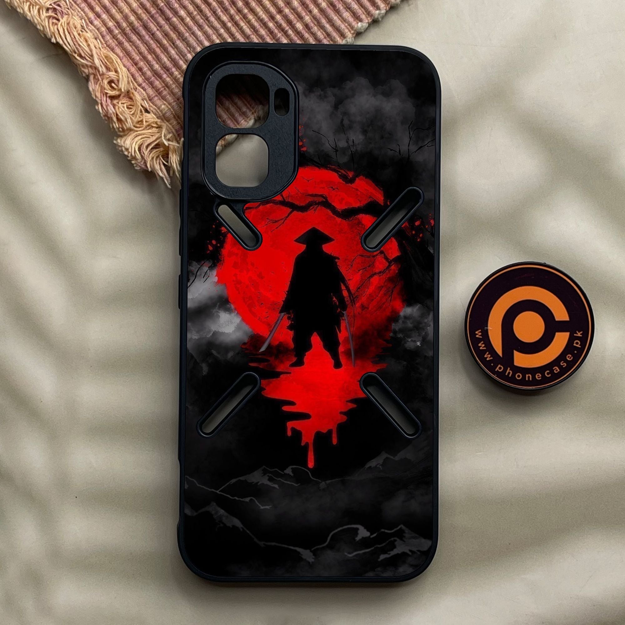 Infinix GT 50 Pro - Ninja Design 3 - Premium Metal Printed Soft Bumper Shock Proof Case