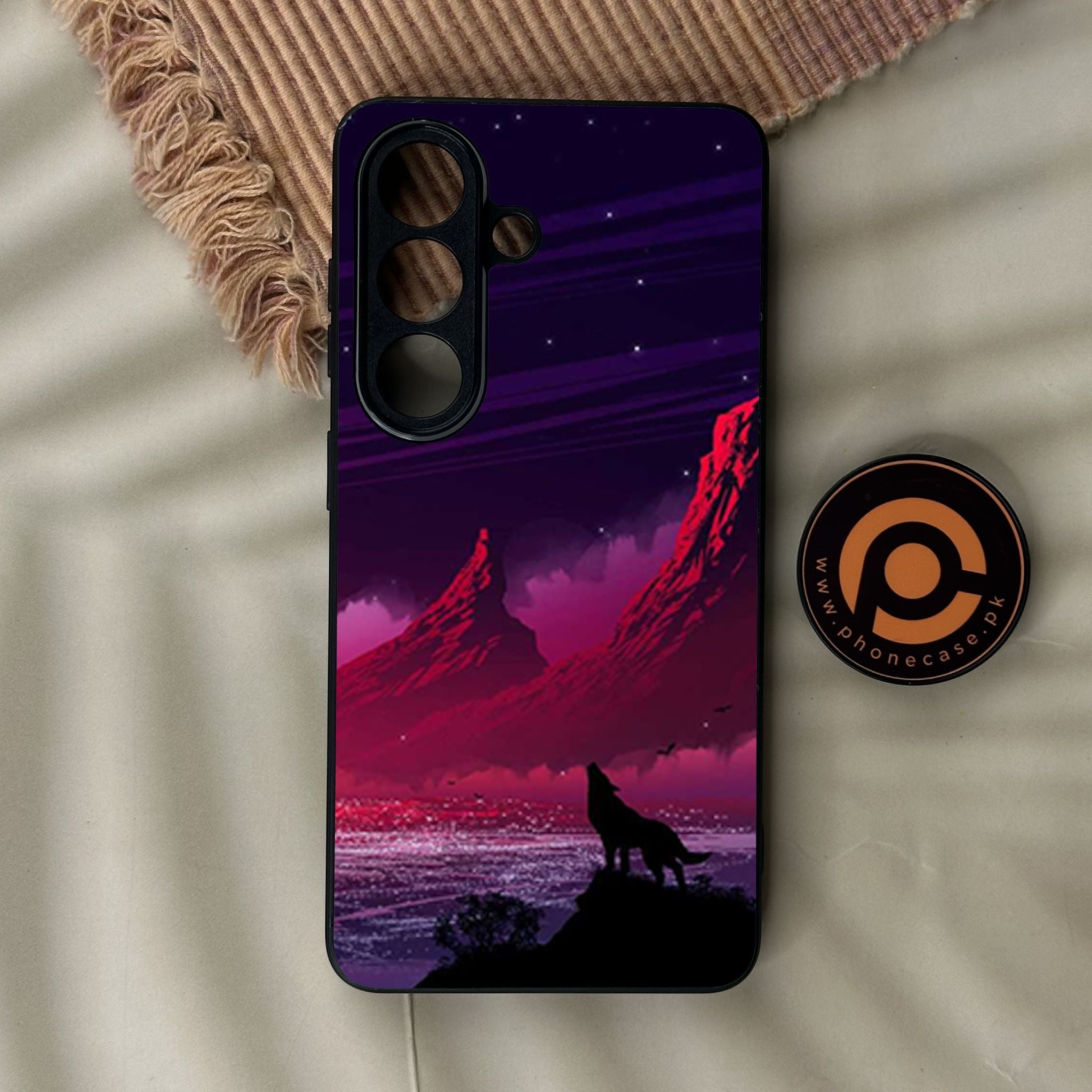 Galaxy S26 - Wolf Design 7 - Premium Metal Printed Soft Bumper Shock Proof Case