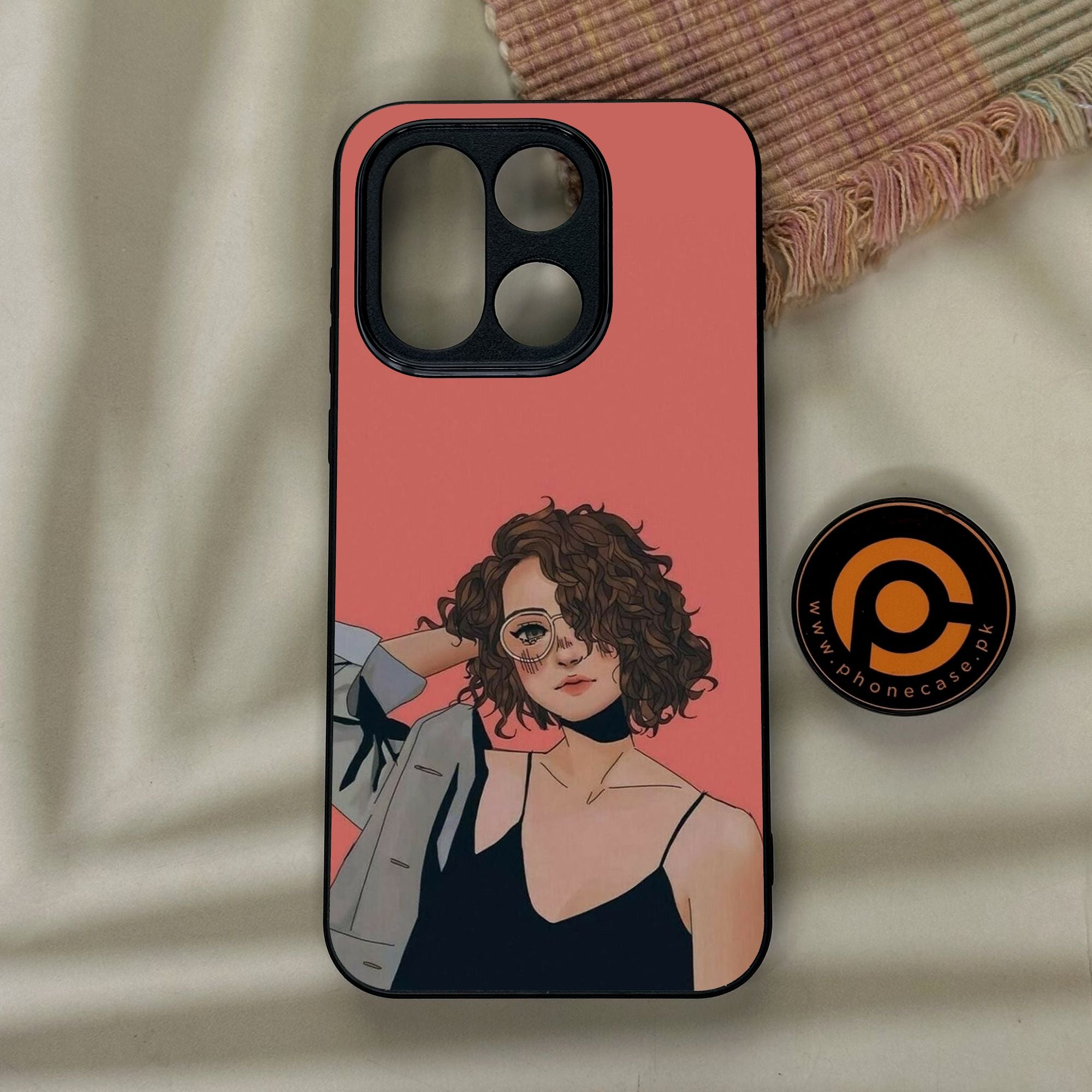 OnePlus 15 - Anime Girls Design 6 - Premium Metal Printed Soft Bumper Shock Proof Case