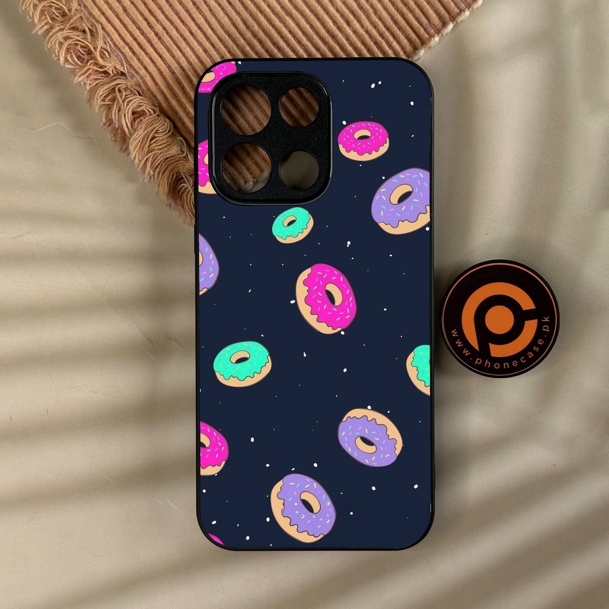 OnePlus Turbo 6 - Colorful Donuts - Premium Metal Printed Soft Bumper Shock Proof Case
