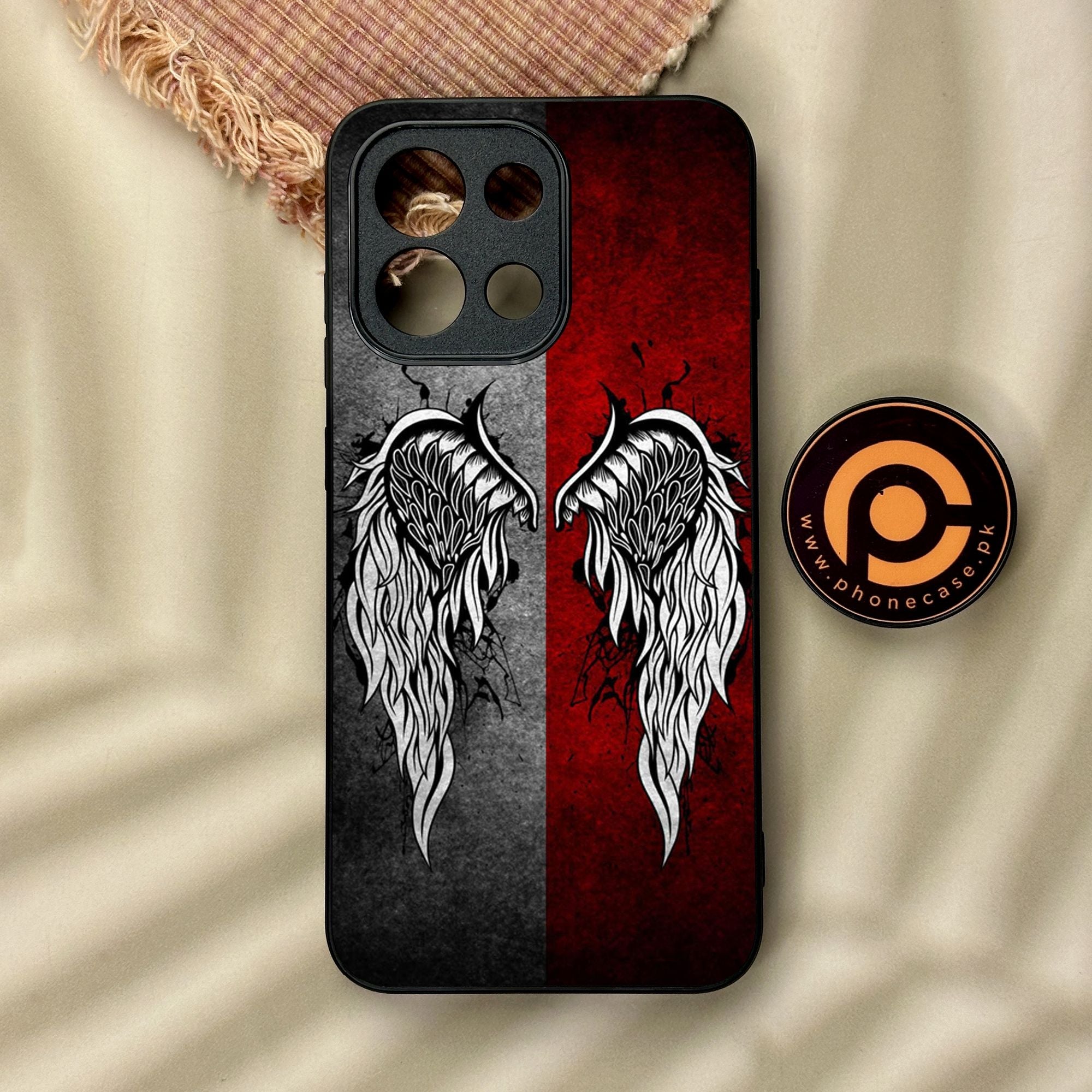 OnePlus 13T - Angel Wings Design 2 - Premium Metal Printed Soft Bumper Shock Proof Case