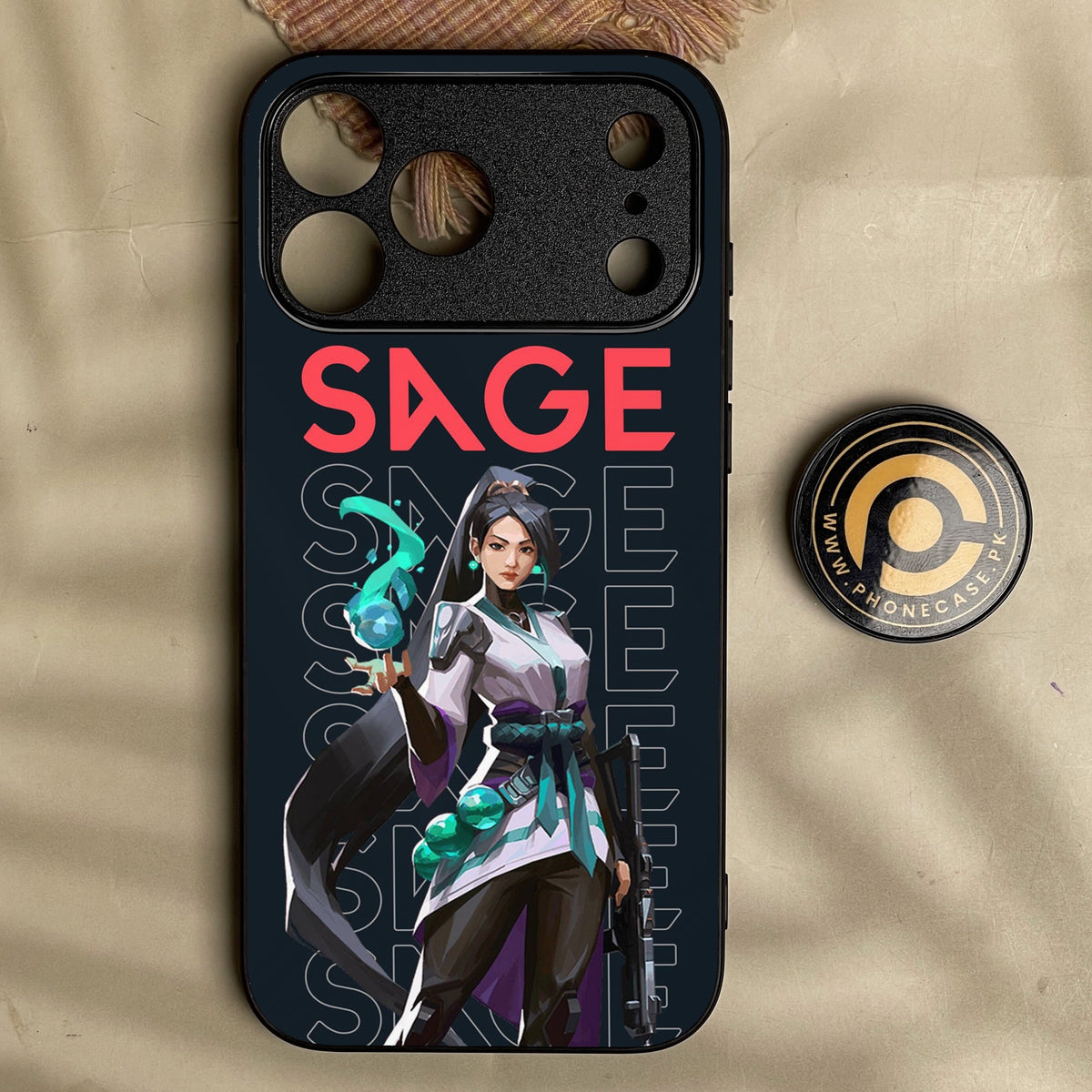Iphone 18 Pro - Battle-ready Design 3 - Premium Metal Printed Soft Bumper Shock Proof Case