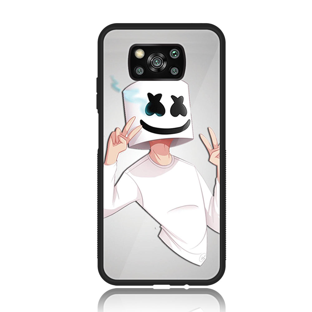 Xiaomi Poco X3 - Cartoon Series - Premium Printed Glass soft Bumper shock Proof Case