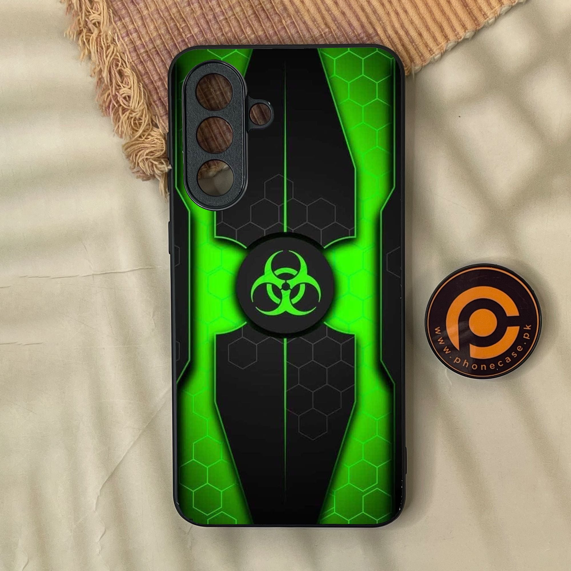 Samsung Galaxy A37 - Biohazard Design 3 - Premium Metal Printed Soft Bumper Shock Proof Case