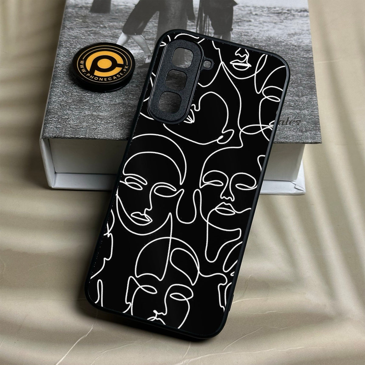 Infinix Hot 70 - Girls Design 10 - Premium Metal Printed Soft Bumper Shock Proof Case