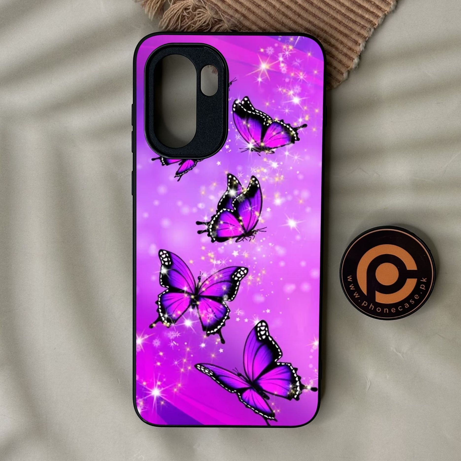OnePlus 15R - Butterflies Design 8 - Premium Metal Printed Soft Bumper Shock Proof Case