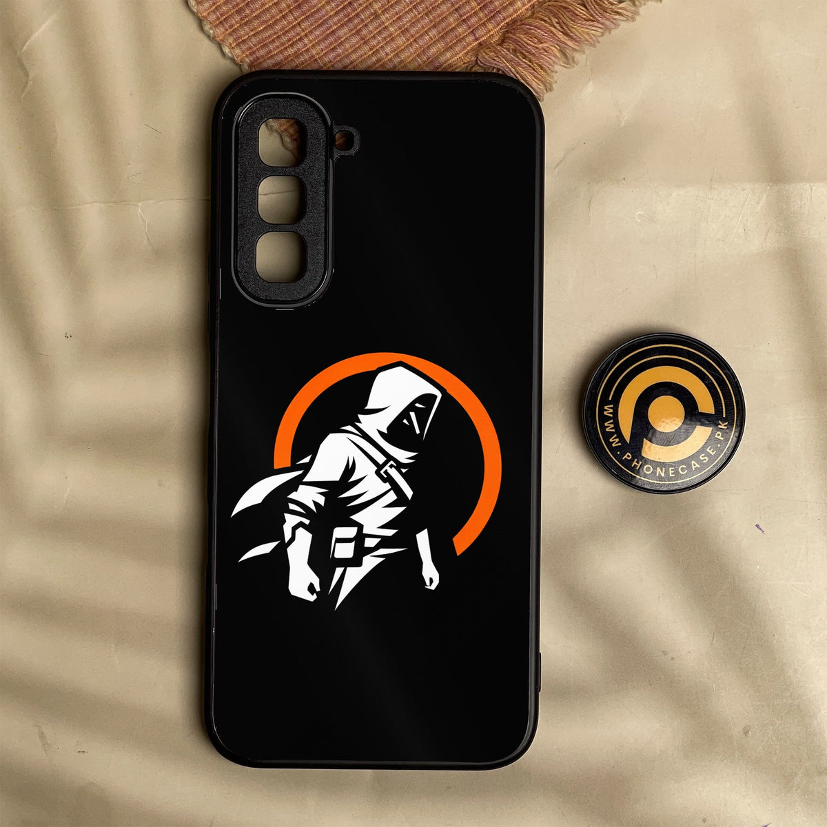 Infinix Hot 70 - Minimalistic Design 7 - Premium Metal Printed Soft Bumper Shock Proof Case