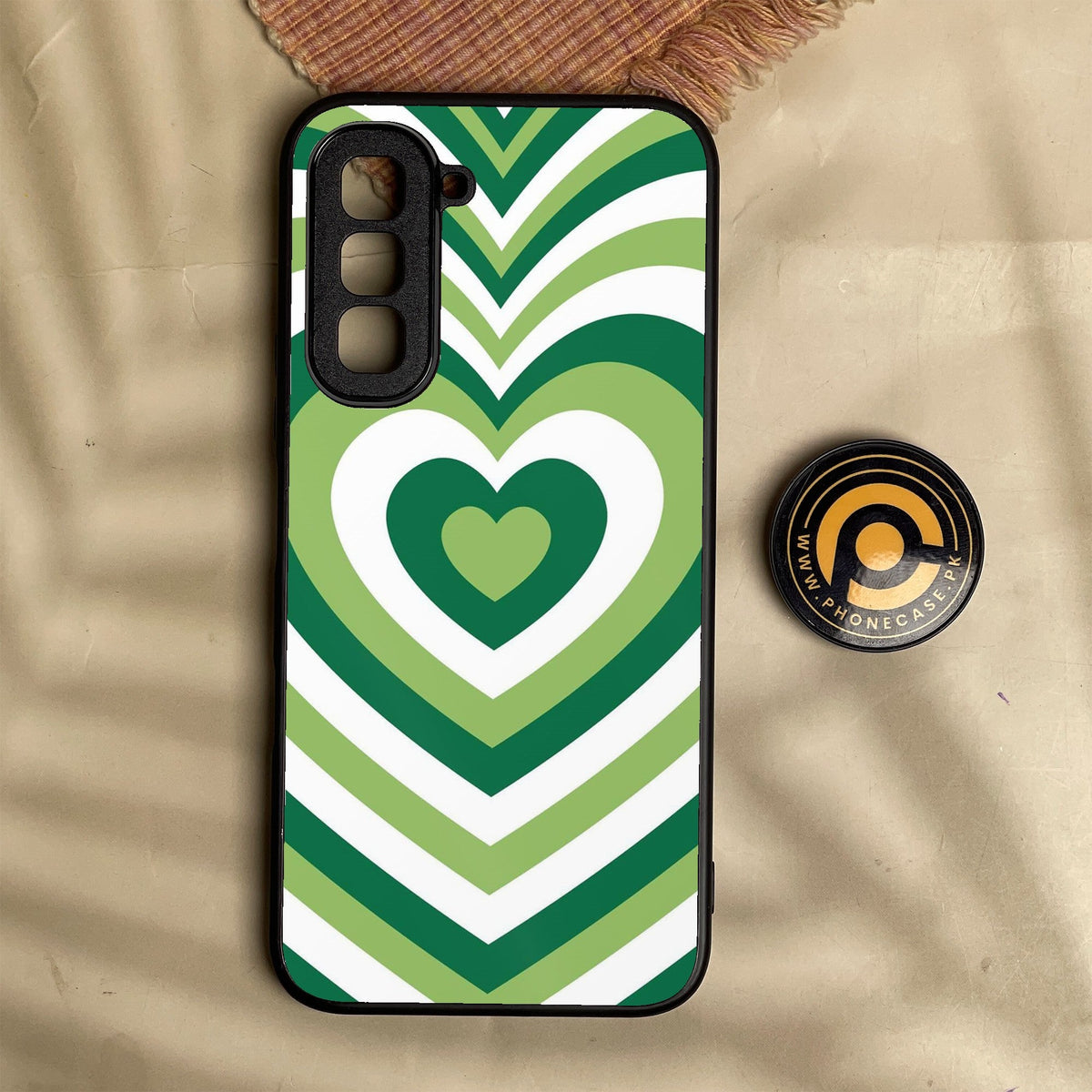 Infinix Hot 70 - Heartbeat Design 4 - Premium Metal Printed Soft Bumper Shock Proof Case