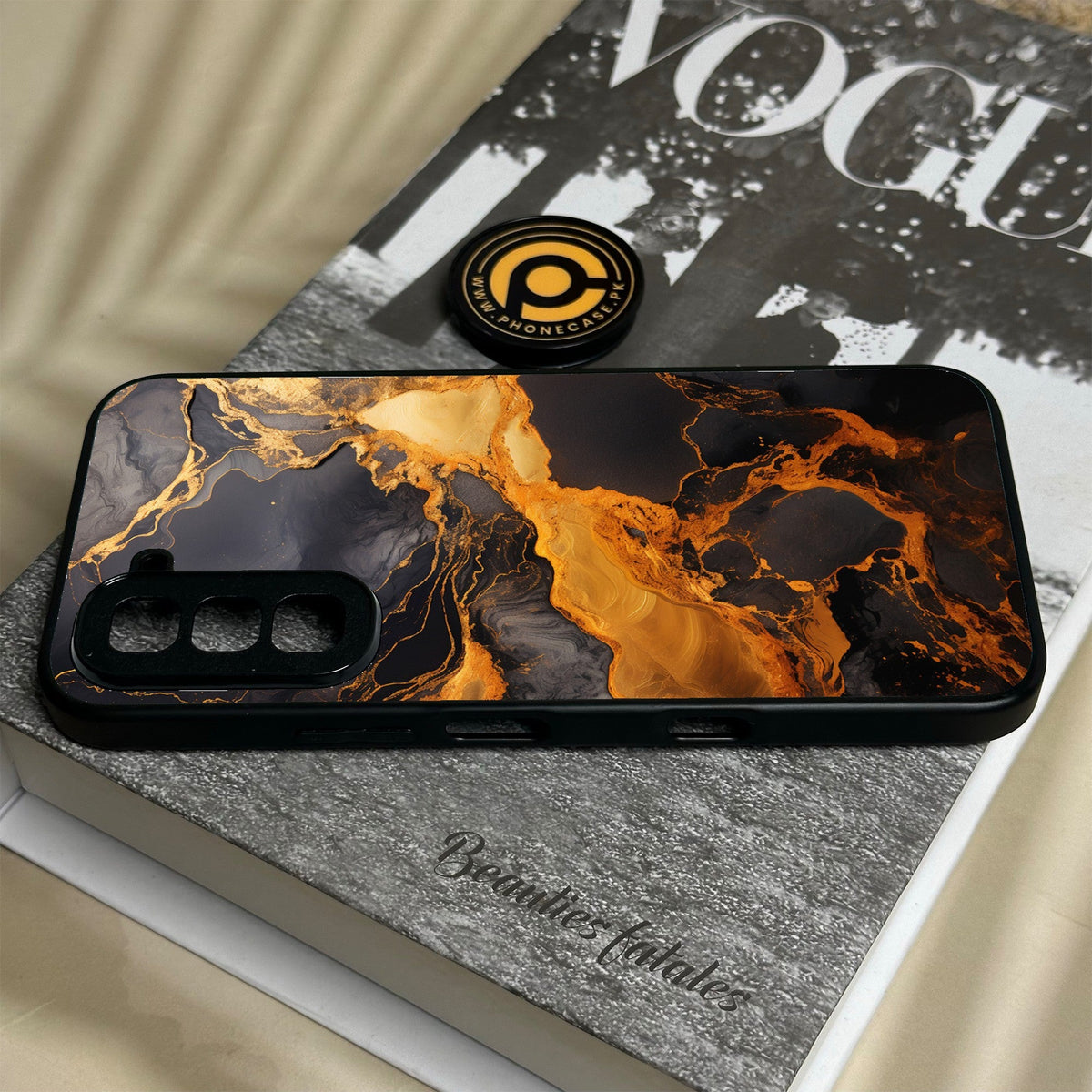 Infinix Hot 70 - Liquid 2.0 Design 4 - Premium Metal Printed Soft Bumper Shock Proof Case