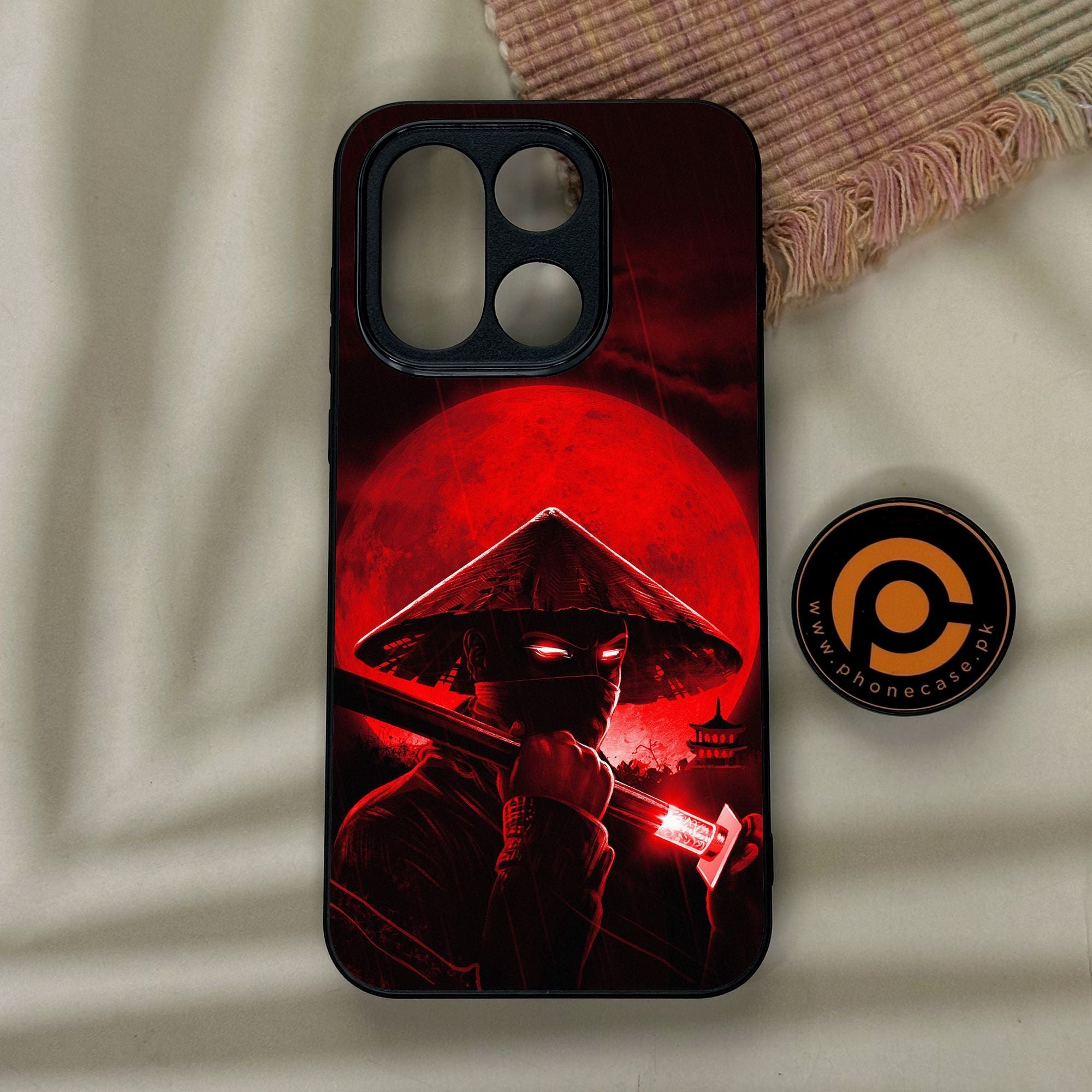 OnePlus 15 - Ninja Design 2 - Premium Metal Printed Soft Bumper Shock Proof Case