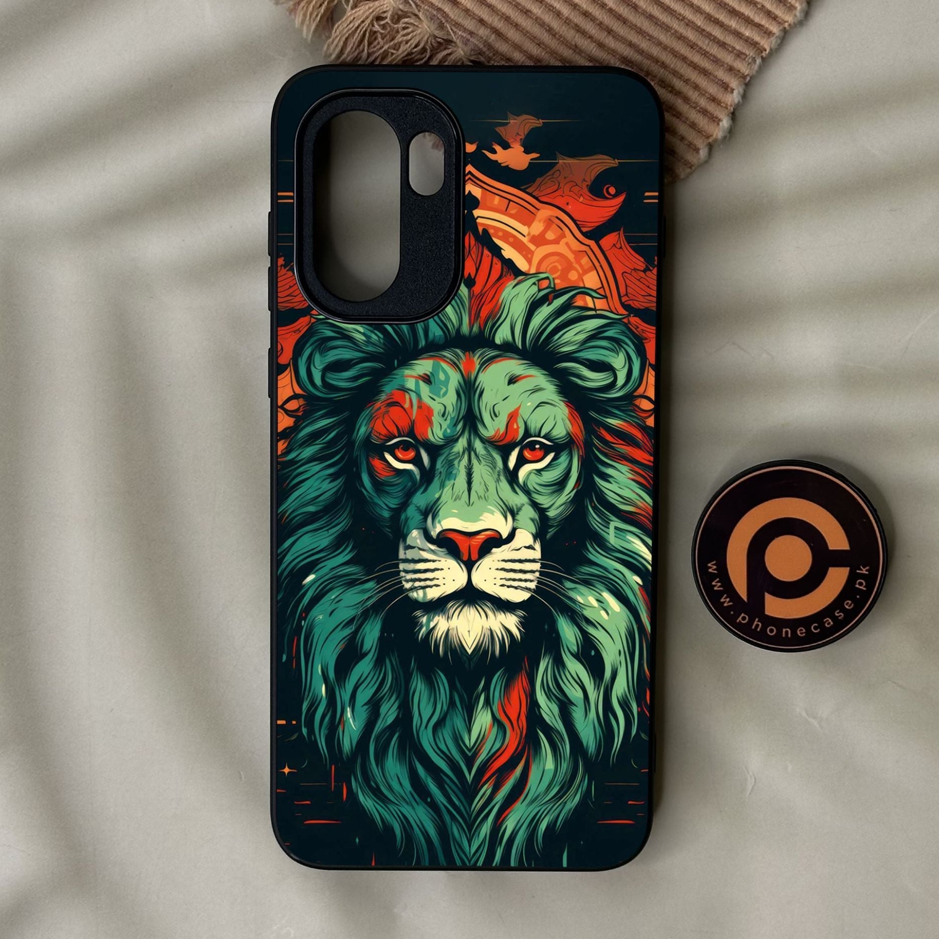 OnePlus Ace 6 - Tiger 2.0 Design 2 - Premium Metal Printed Soft Bumper Shock Proof Case