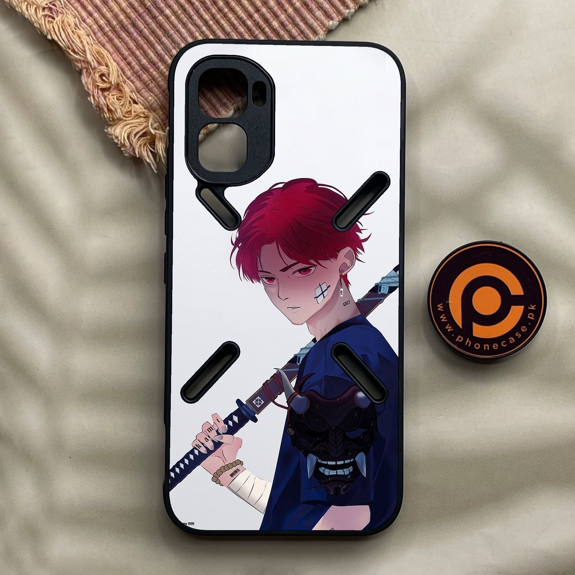 Infinix GT 50 Pro - Anime Series Design 8 - Premium Metal Printed Soft Bumper Shock Proof Case