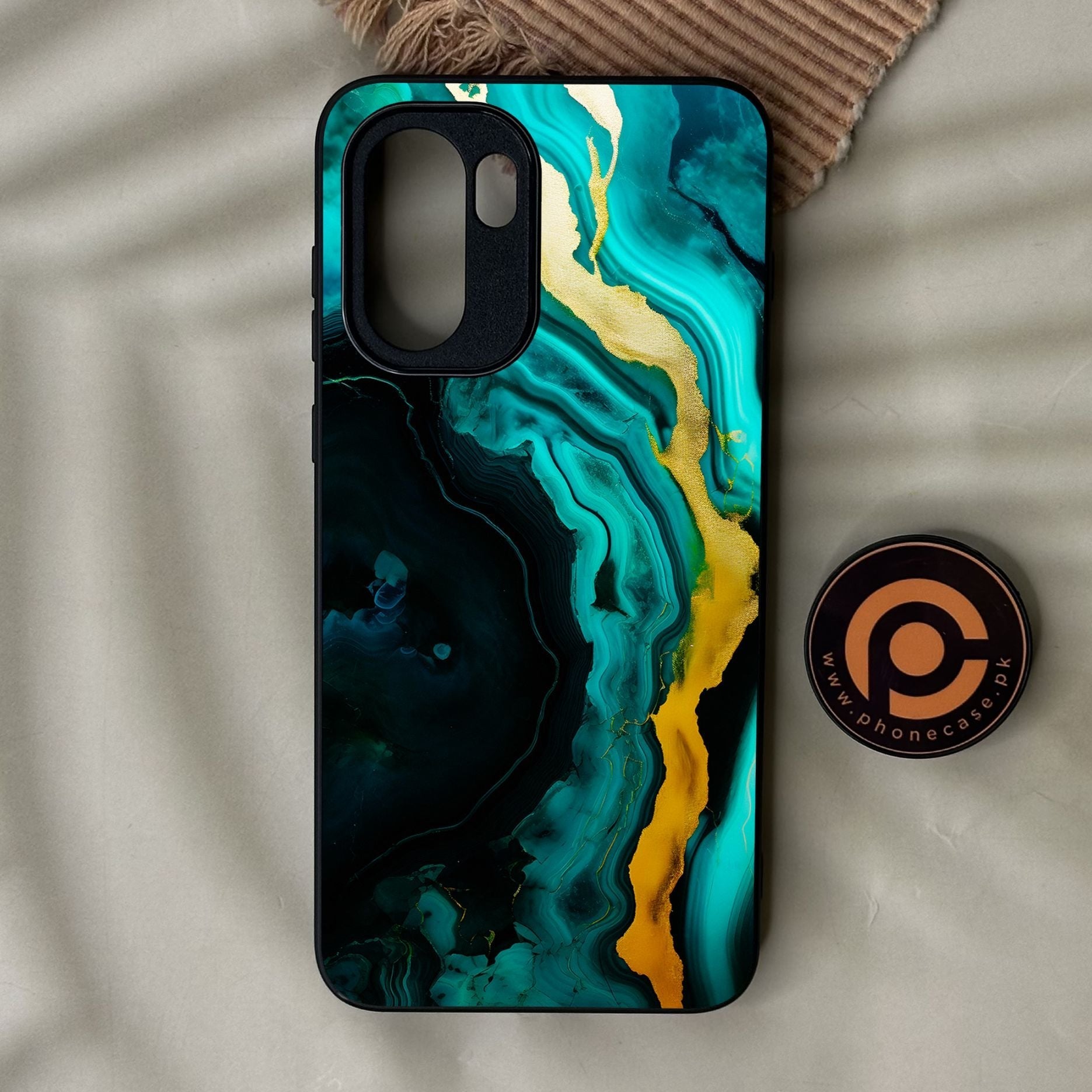 OnePlus 15R - Liquid 2.0 Design 6 - Premium Metal Printed Soft Bumper Shock Proof Case