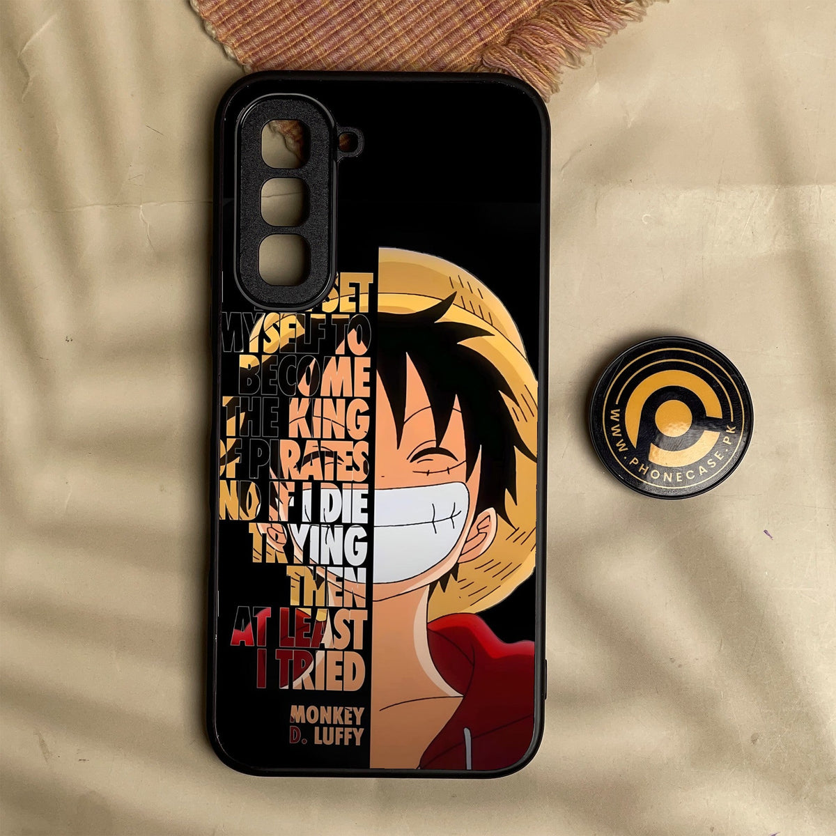 Infinix Hot 70 - Anime - Premium Metal Printed Soft Bumper Shock Proof Case