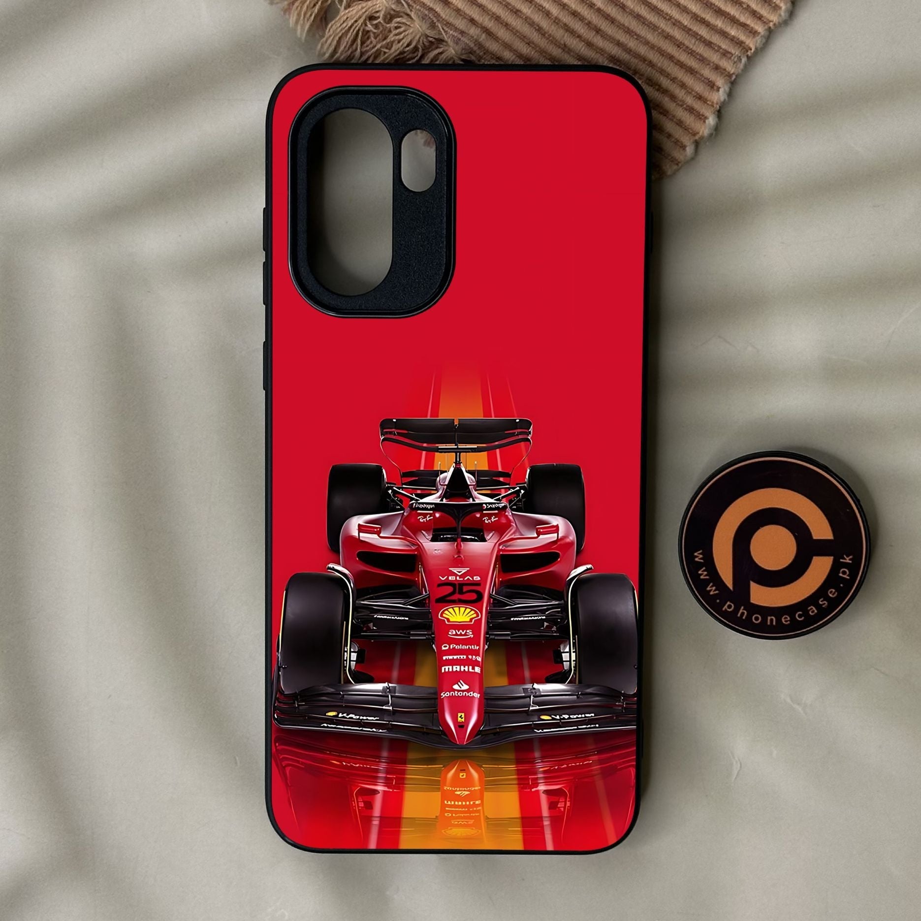 OnePlus Ace 6 - Formula 1 Design - Premium Metal Printed Soft Bumper Shock Proof Case