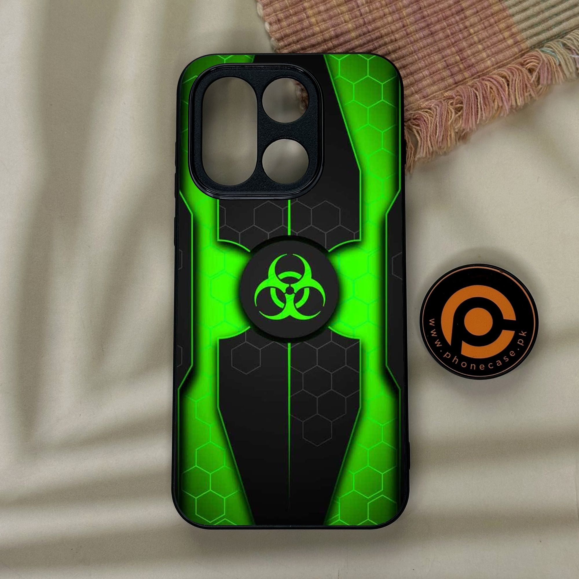 OnePlus 15 - Biohazard Design 3 - Premium Metal Printed Soft Bumper Shock Proof Case