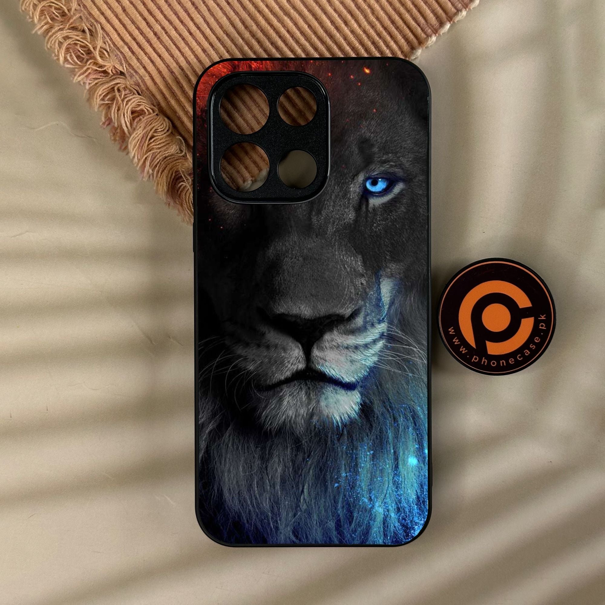 OnePlus Turbo 6 - Tiger Design 4 - Premium Metal Printed Soft Bumper Shock Proof Case