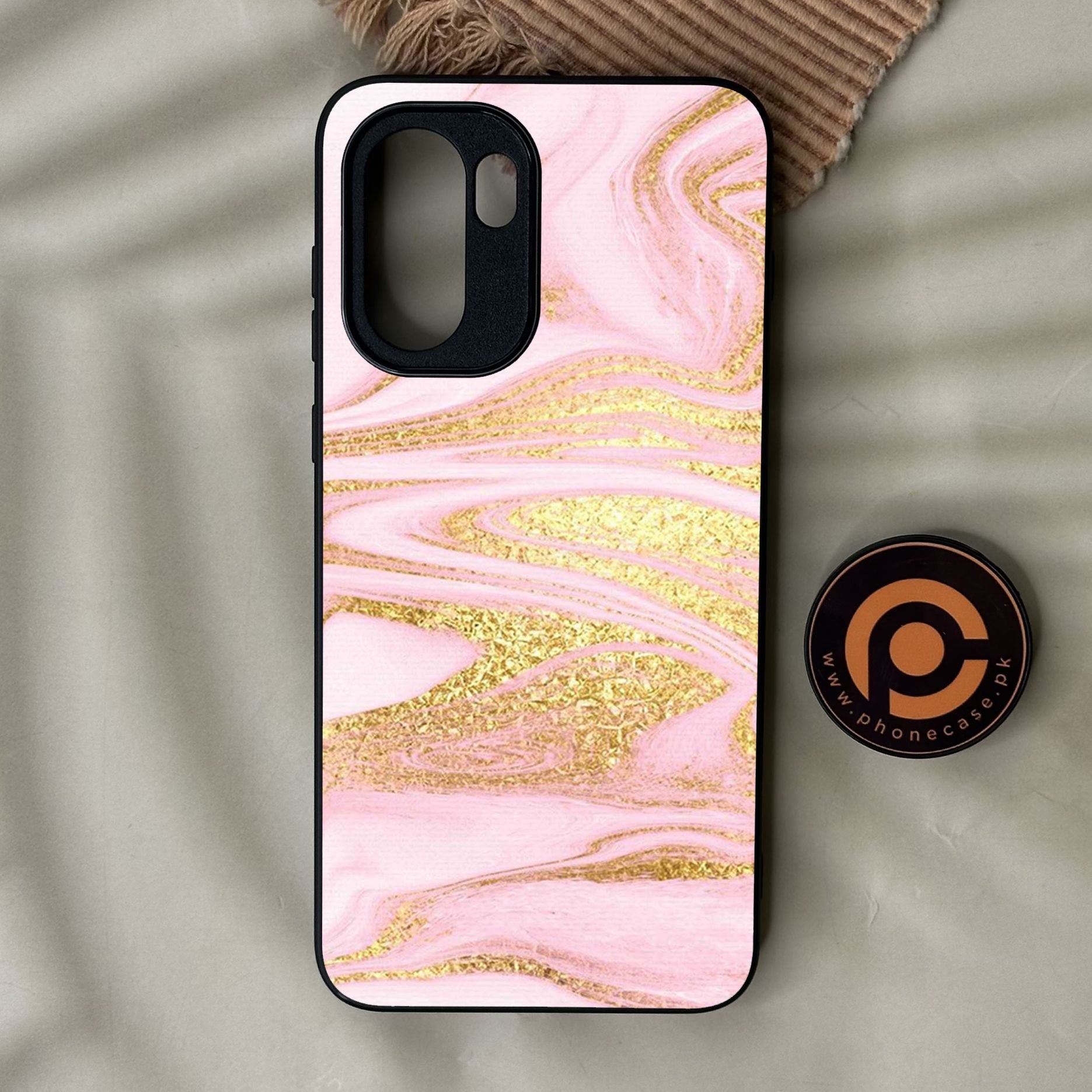 OnePlus 15R - Pink Design 10 - Premium Metal Printed Soft Bumper Shock Proof Case