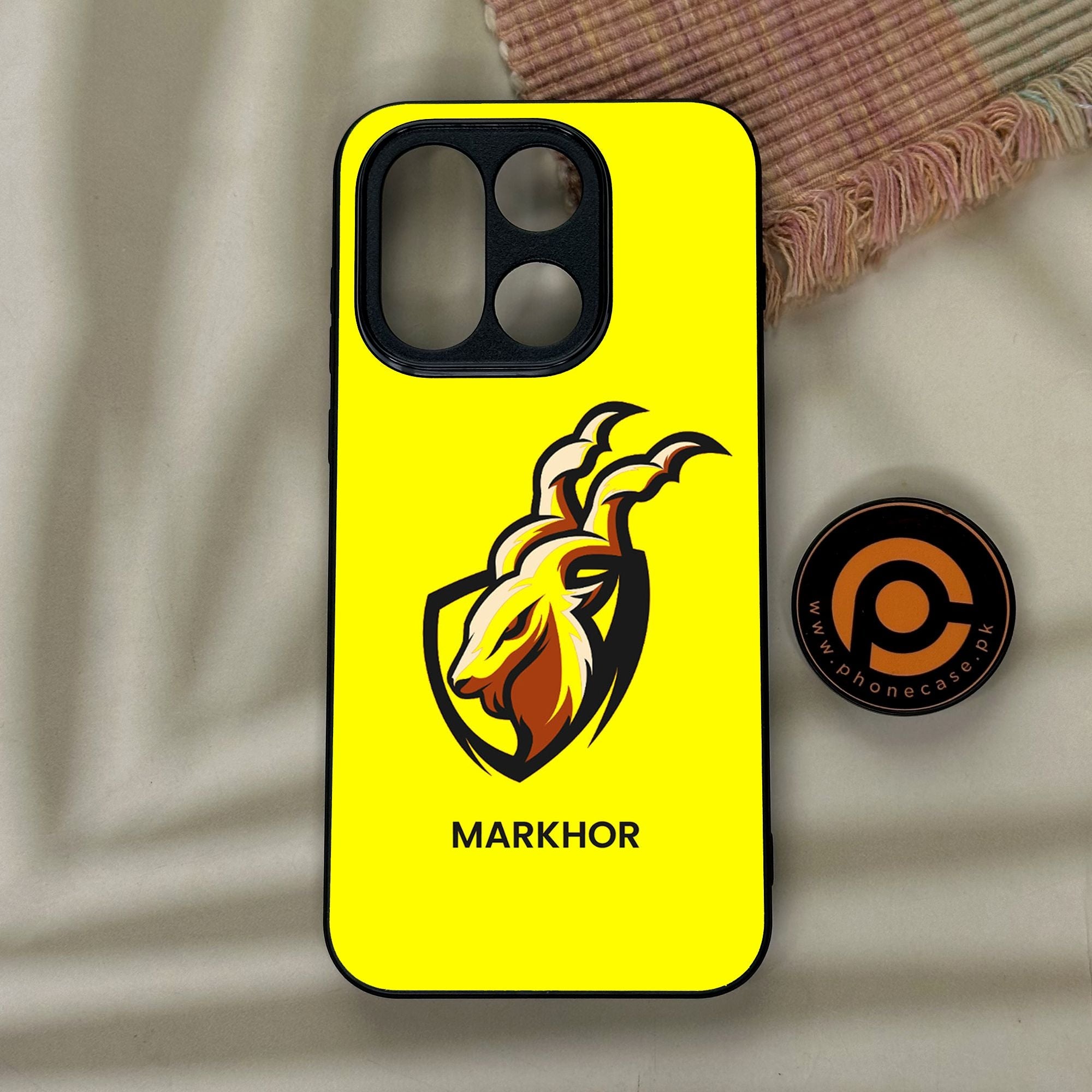 OnePlus 15 - Markhor Design 8 - Premium Metal Printed Soft Bumper Shock Proof Case