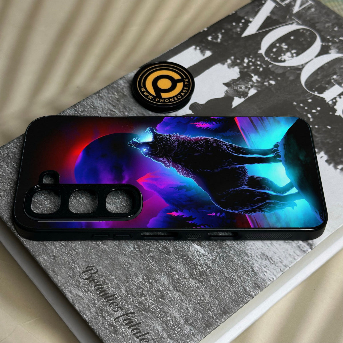Infinix Hot 70 Pro - Wolf Design 2 - Premium Metal Printed Soft Bumper Shock Proof Case