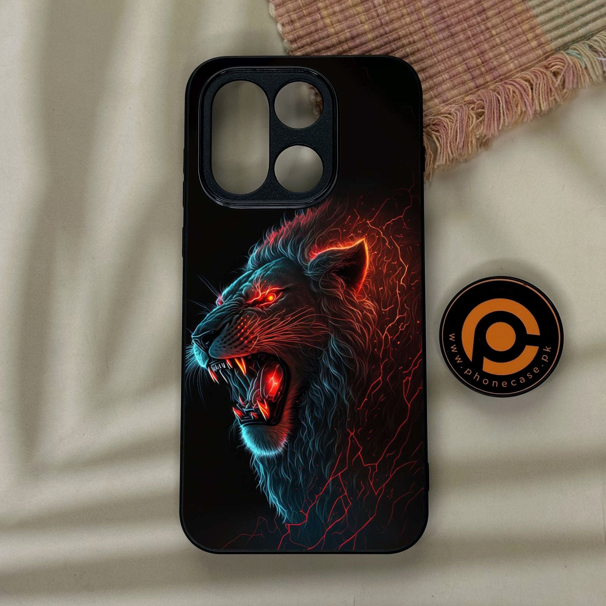 OnePlus 15 - Tiger 2.0 Design 6 - Premium Metal Printed Soft Bumper Shock Proof Case