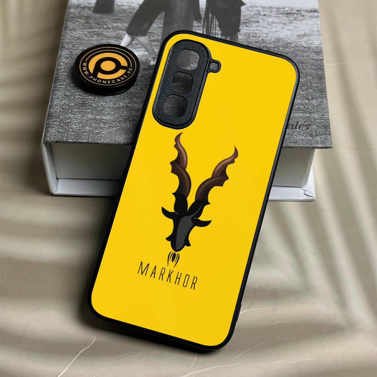 Infinix Hot 70 - Markhor Design 1 - Premium Metal Printed Soft Bumper Shock Proof Case