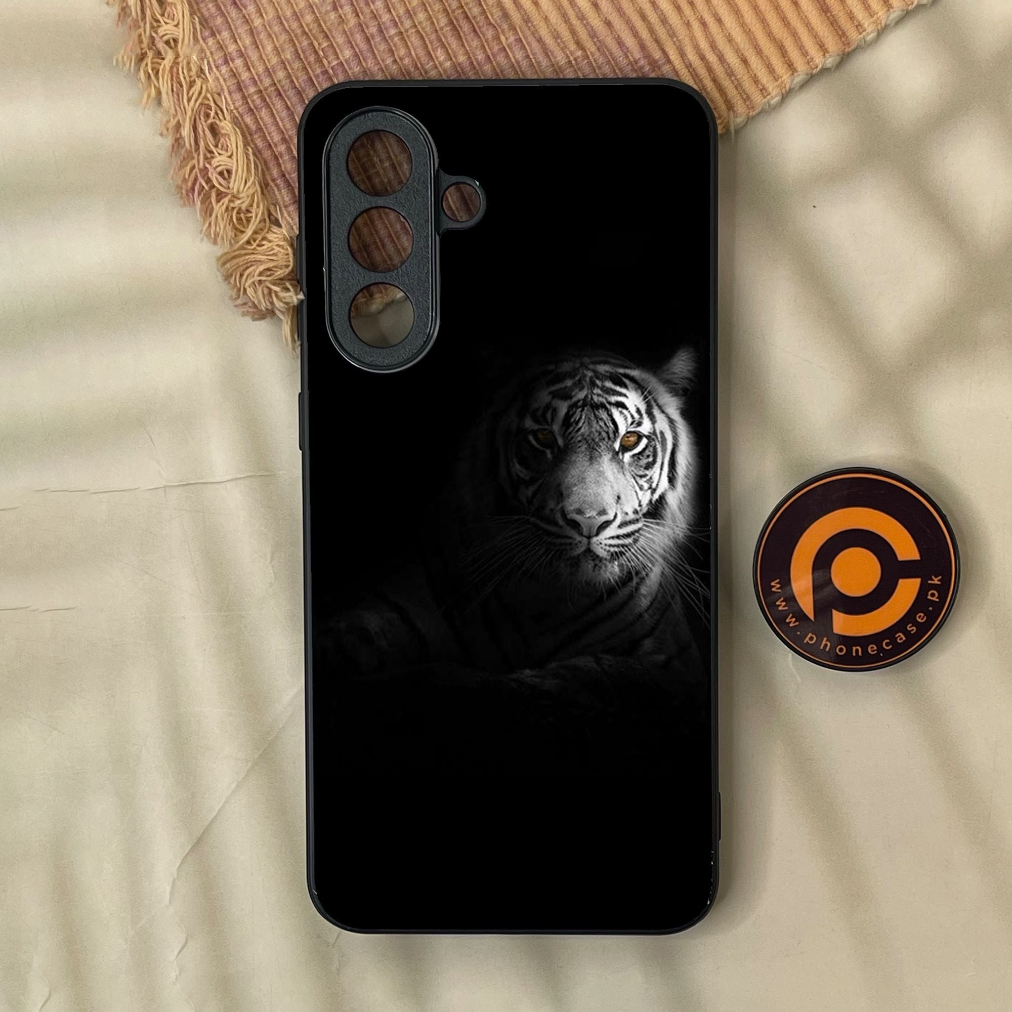 Samsung Galaxy A37 - Tiger Design 10 - Premium Metal Printed Soft Bumper Shock Proof Case