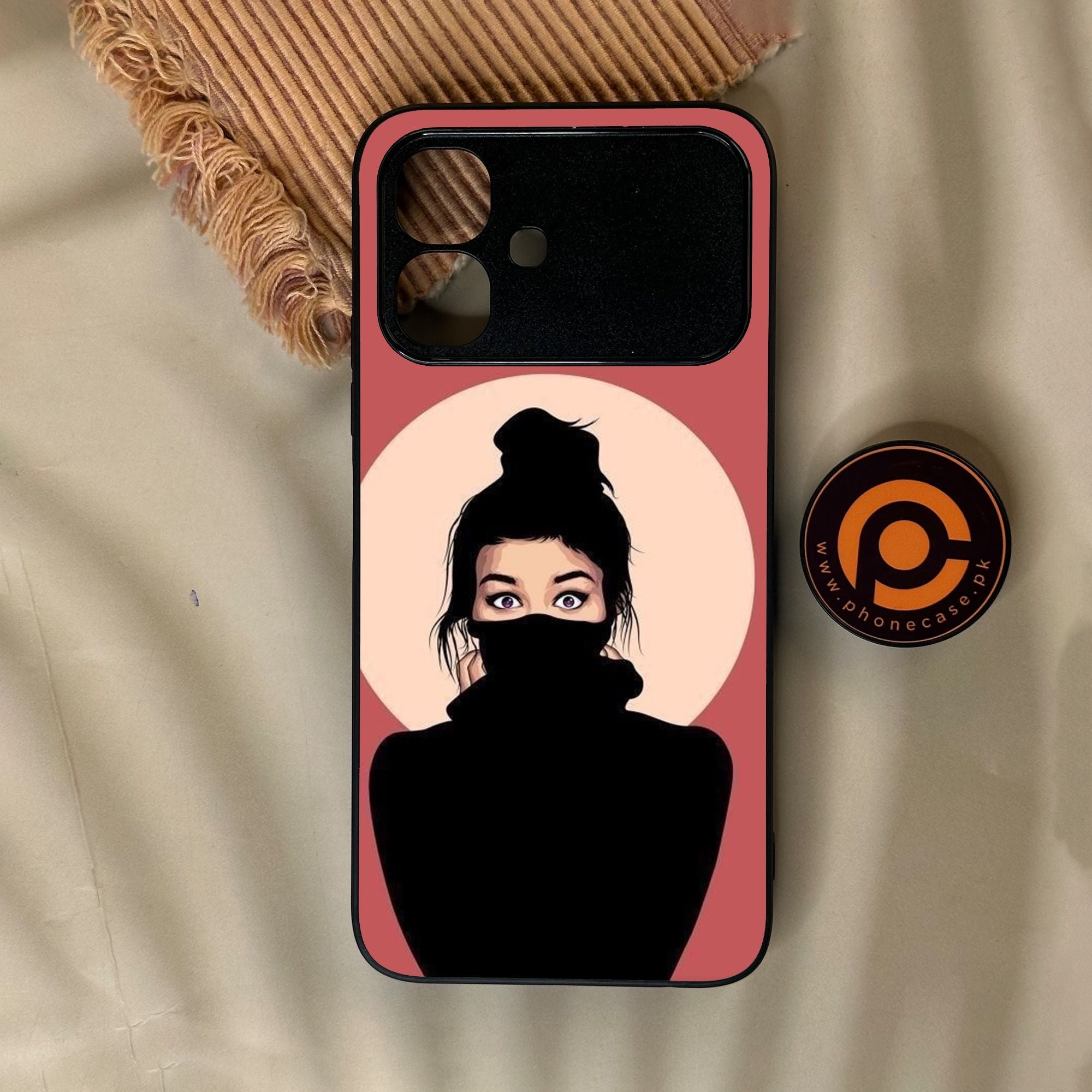 Infinix Smart 20 - Anime Girls Design 8 - Premium Metal Printed Soft Bumper Shock Proof Case