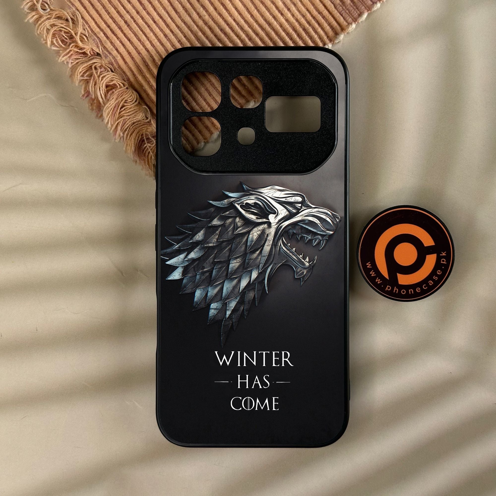 Infinix Note 60 - Winter Has Come Got - Premium Metal Printed Soft Bumper Shock Proof Case