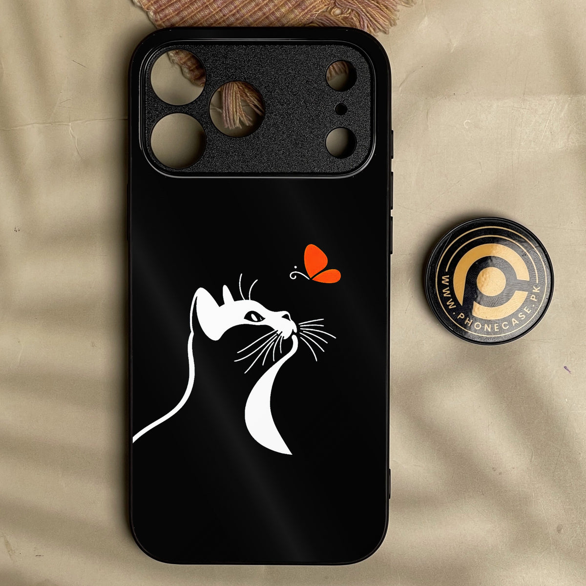 Iphone 18 Pro Max - Minimalistic Design 3 - Premium Metal Printed Soft Bumper Shock Proof Case