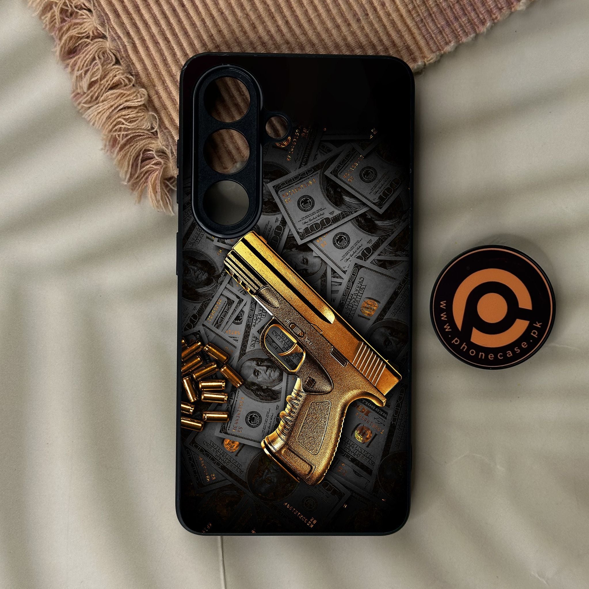 Galaxy S26 - Dollar Design 7 - Premium Metal Printed Soft Bumper Shock Proof Case